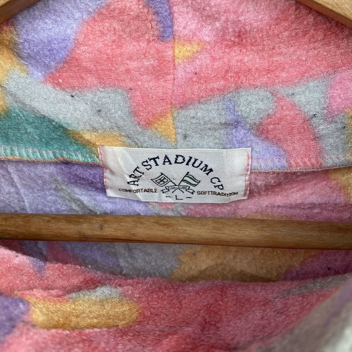 Japanese Brand × Vintage Vtg Art Stadium CP Assymetrical Multicolour Fleeve Jacket Size US L / EU 52-54 / 3 - 6 Thumbnail