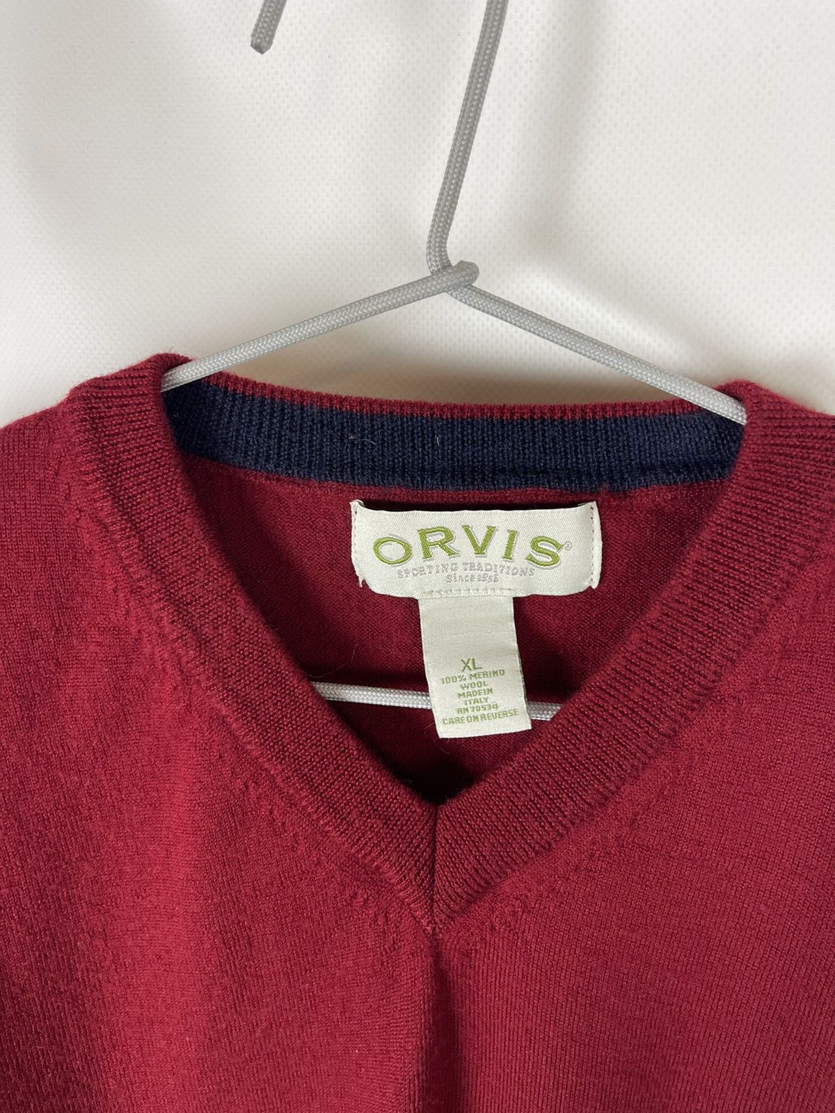 Orvis Orvis merino wool made in Italy vest gilet hype Size US XL / EU 56 / 4 - 6 Thumbnail