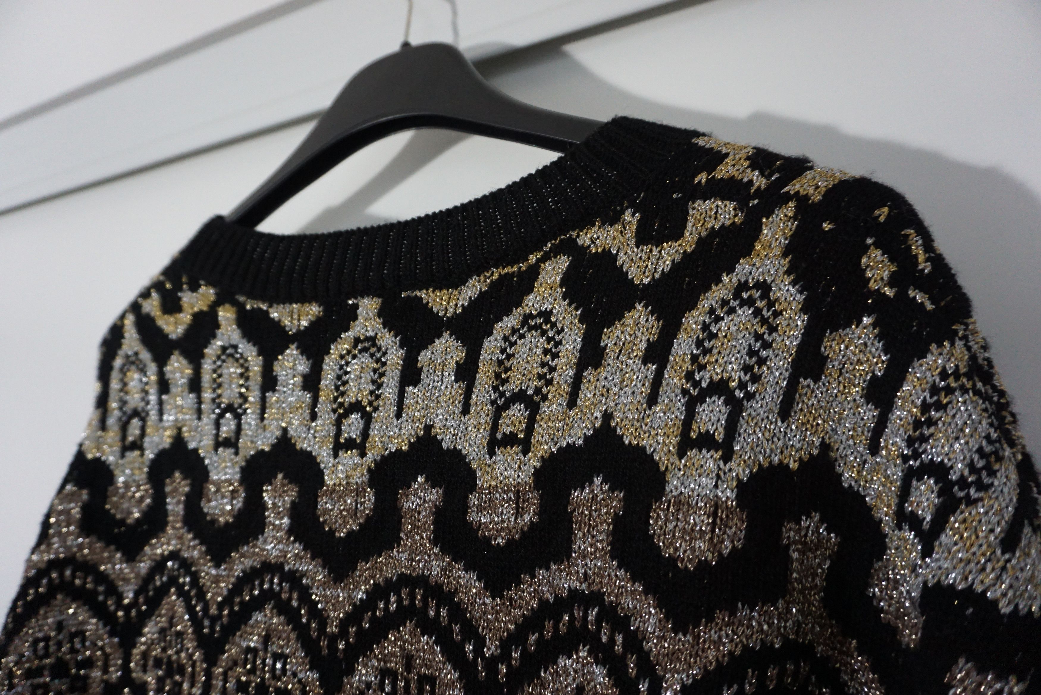 Dries Van Noten DRIES VAN NOTEN AW18 METALLIC SWEATER $1300 Size US M / EU 48-50 / 2 - 6 Thumbnail