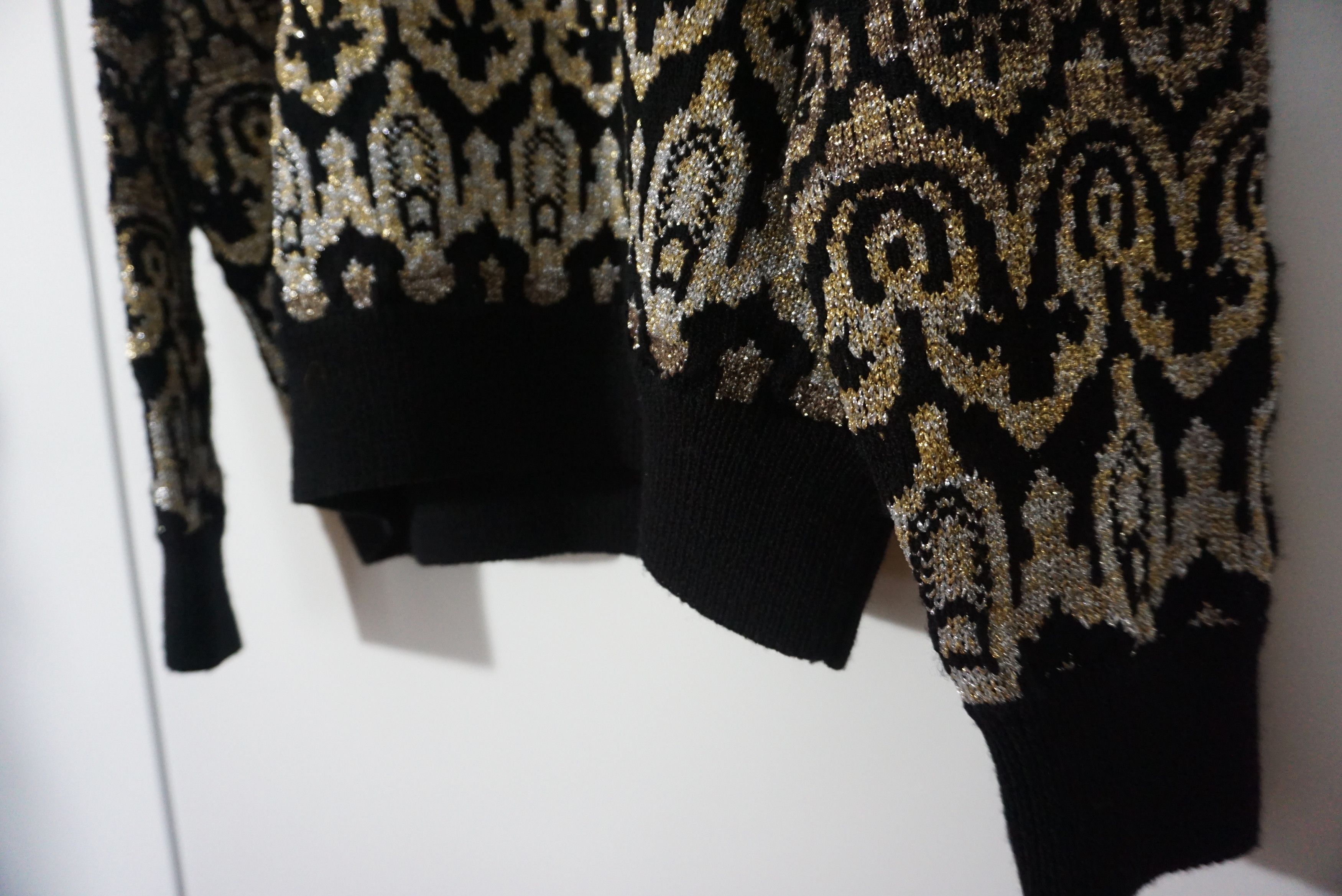 Dries Van Noten DRIES VAN NOTEN AW18 METALLIC SWEATER $1300 Size US M / EU 48-50 / 2 - 8 Thumbnail