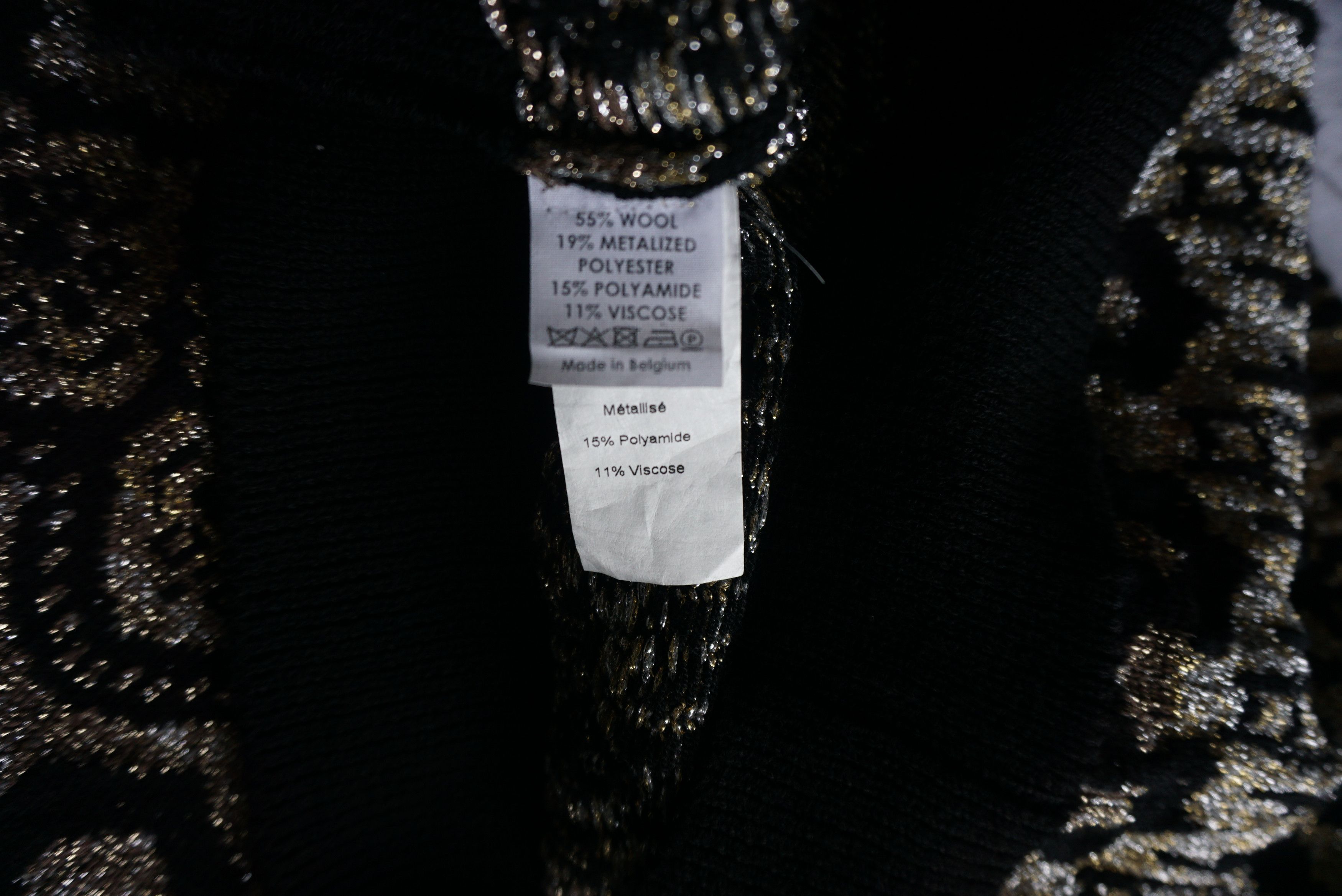 Dries Van Noten DRIES VAN NOTEN AW18 METALLIC SWEATER $1300 Size US M / EU 48-50 / 2 - 10 Thumbnail