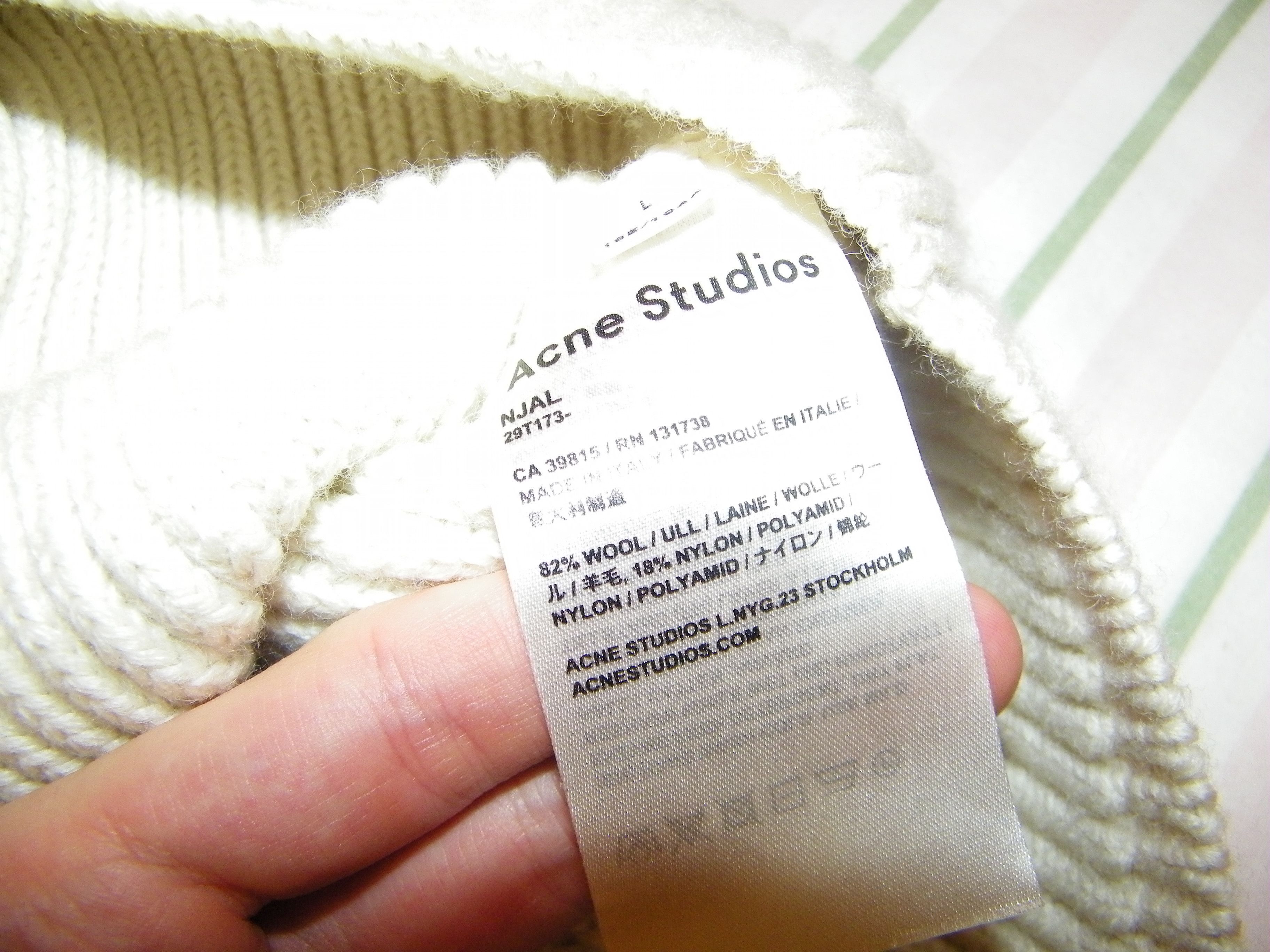 Acne Studios White Njal Dropped-shoulder Wool-blend Sweater Size US L / EU 52-54 / 3 - 5 Thumbnail