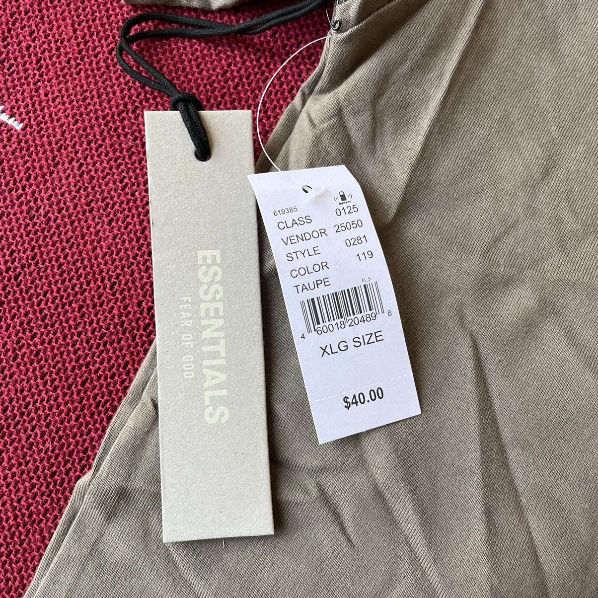 Essentials SS21 Fear of God Essentials T-Shirt Taupe Size XL Size US XL / EU 56 / 4 - 9 Thumbnail