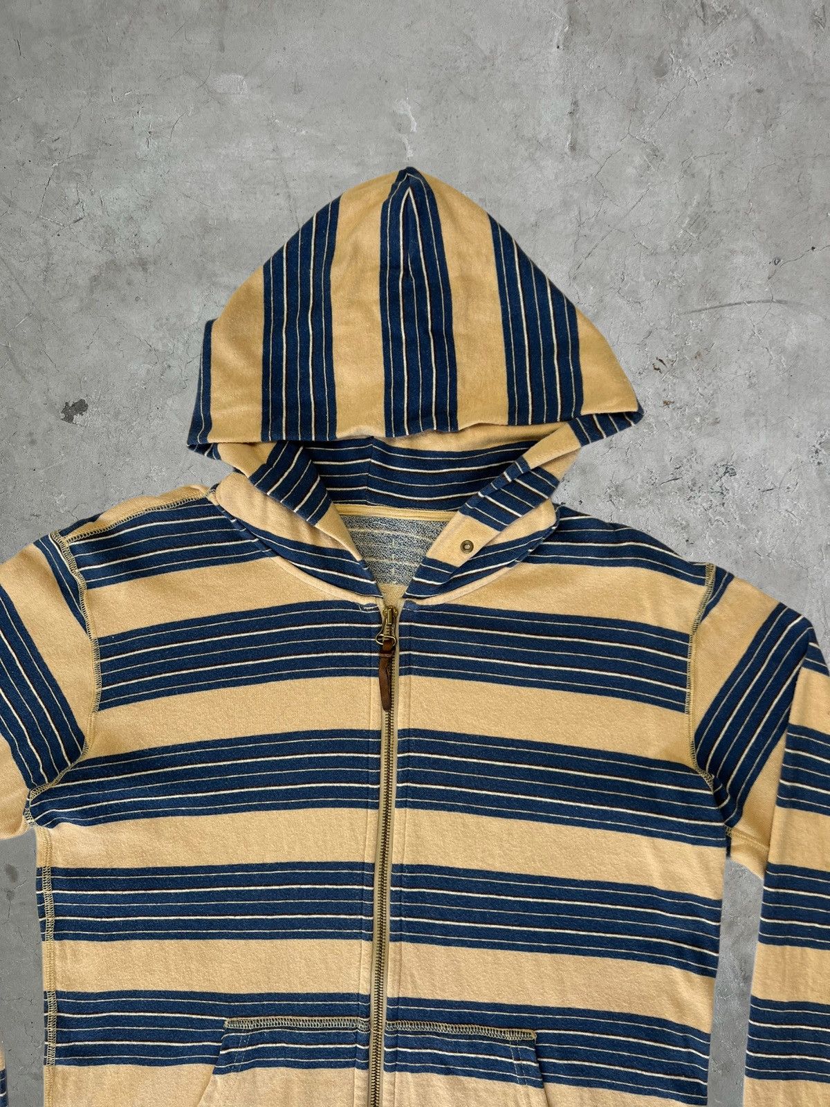 Visvim Visvim Striped Zip Up Hoodie Size US M / EU 48-50 / 2 - 4 Thumbnail