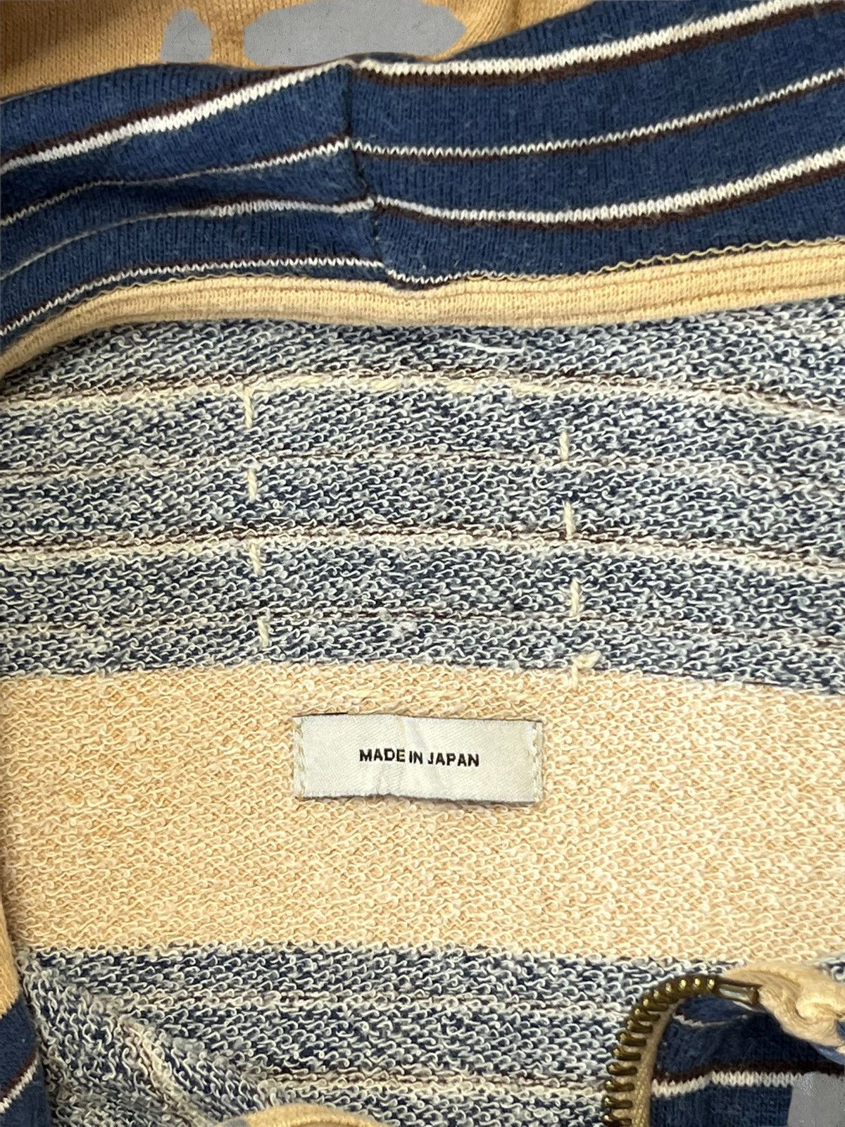 Visvim Visvim Striped Zip Up Hoodie Size US M / EU 48-50 / 2 - 8 Thumbnail