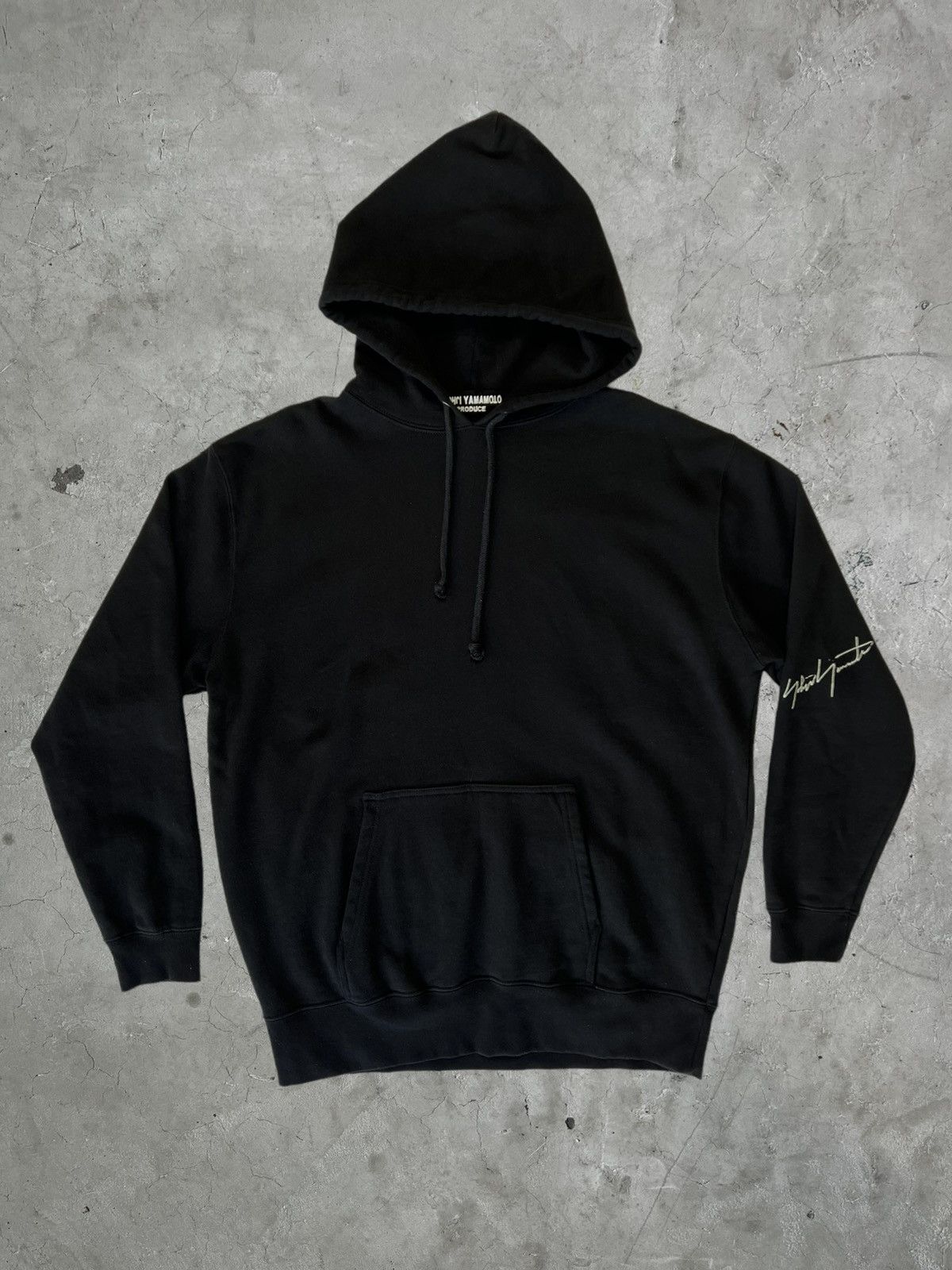 Yohji Yamamoto Yohji Yamamoto Produce Pullover Hoodie Size US L / EU 52-54 / 3 - 1 Thumbnail