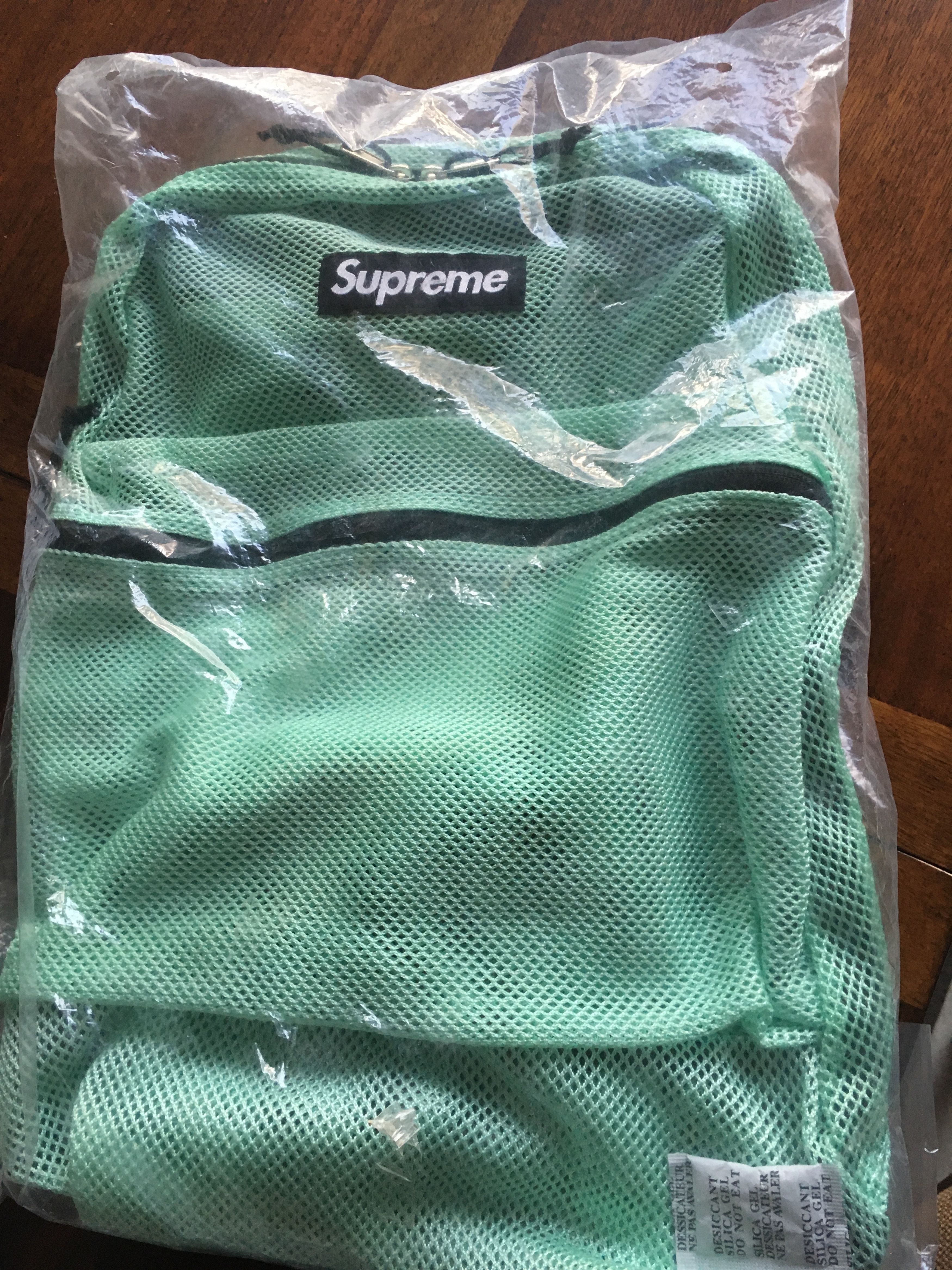Supreme Teal mesh backpack | Grailed