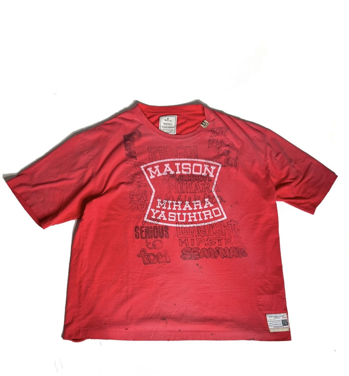 Maison MIHARA YASUHIROミハラヤスヒロ グラフィティシャツ Maison MIHARA YASUHIRO ONLINE STORE（メゾンミハラヤスヒロ