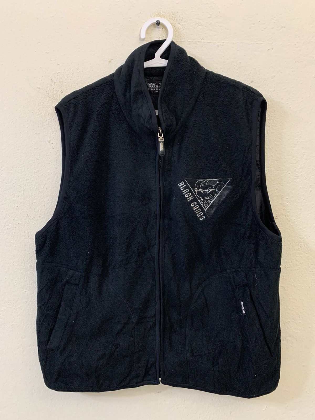 Japanese Brand M&X Black Brother’s Black Gamgs Vest Size US M / EU 48-50 / 2 - 5 Thumbnail