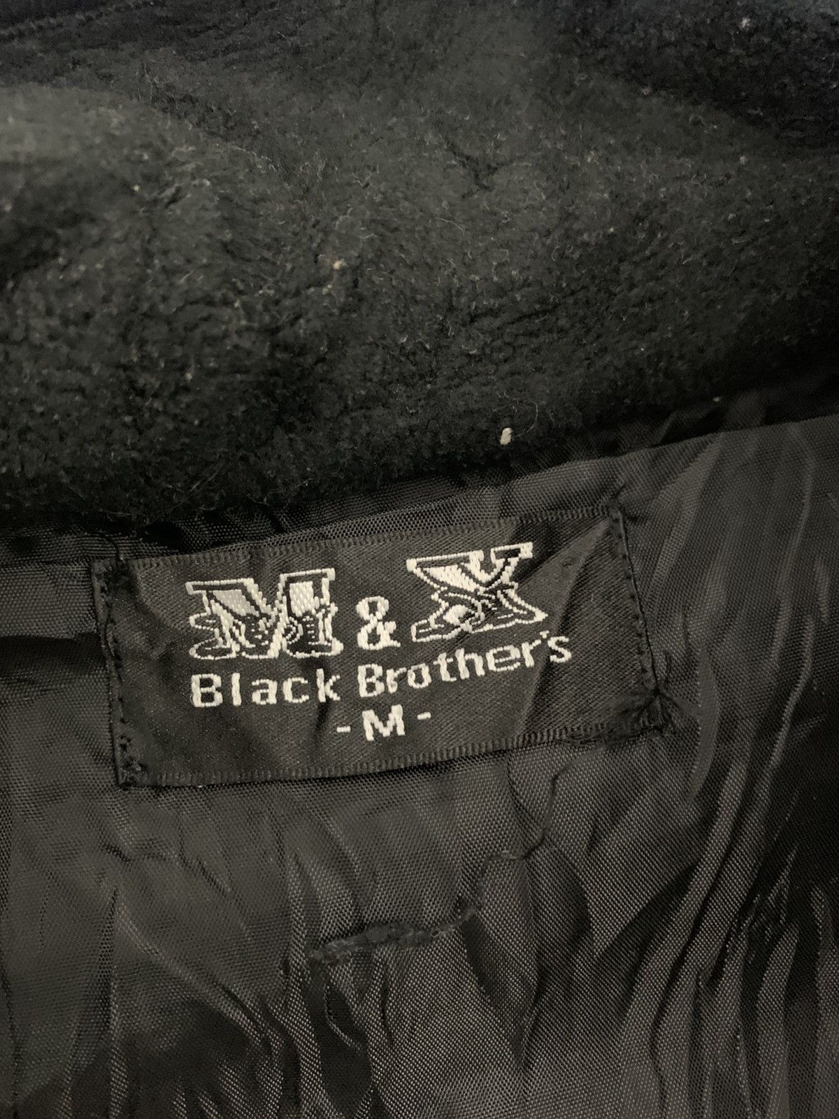 Japanese Brand M&X Black Brother’s Black Gamgs Vest Size US M / EU 48-50 / 2 - 9 Thumbnail