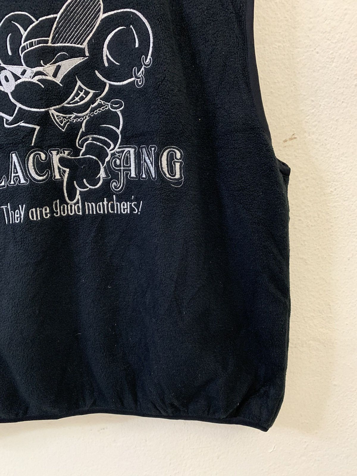 Japanese Brand M&X Black Brother’s Black Gamgs Vest Size US M / EU 48-50 / 2 - 2 Thumbnail