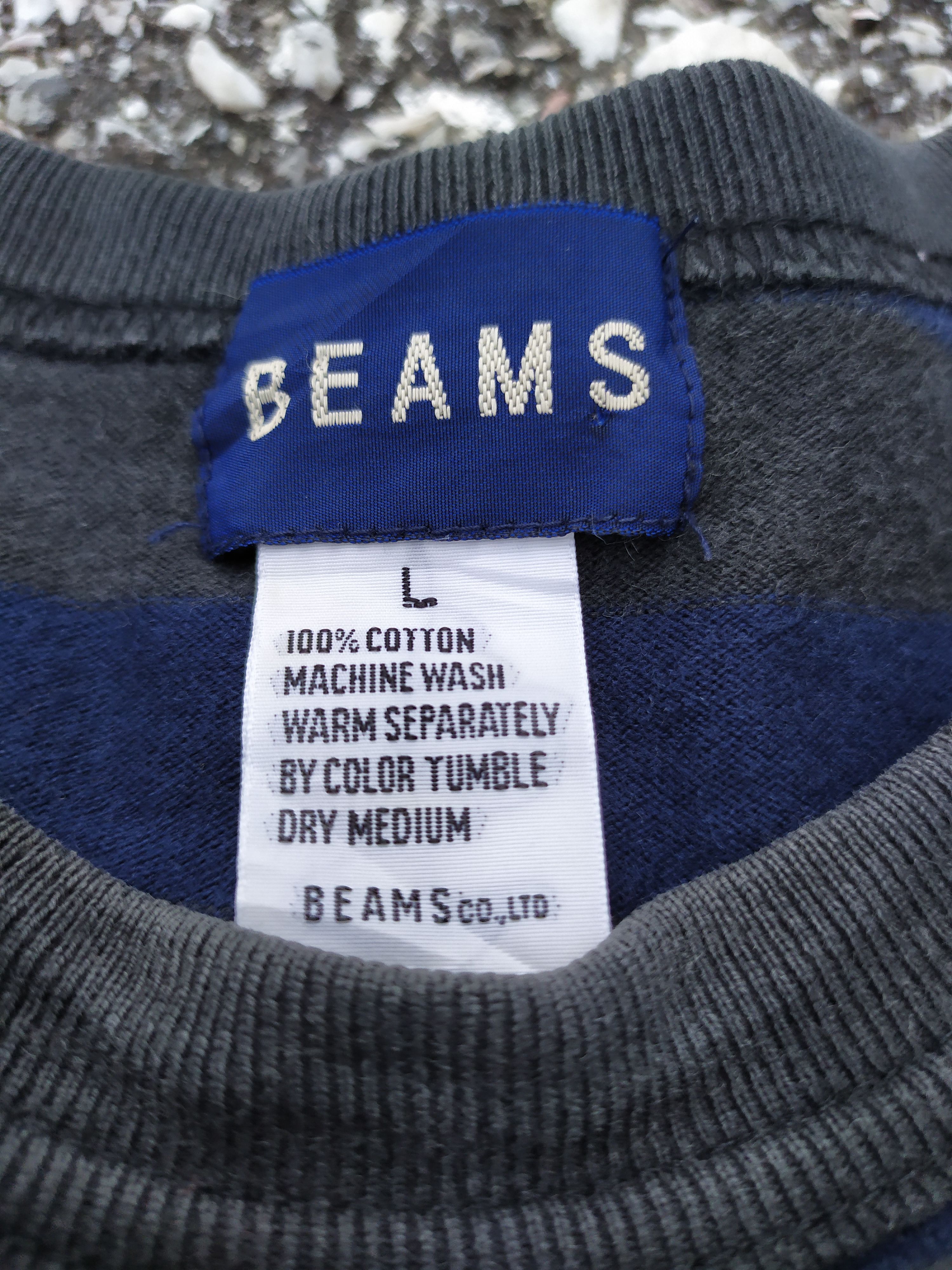 Beams Plus × Japanese Brand BEAMS Stripes Long Sleeve T-Shirt Size L / US 10 / IT 46 - 5 Thumbnail