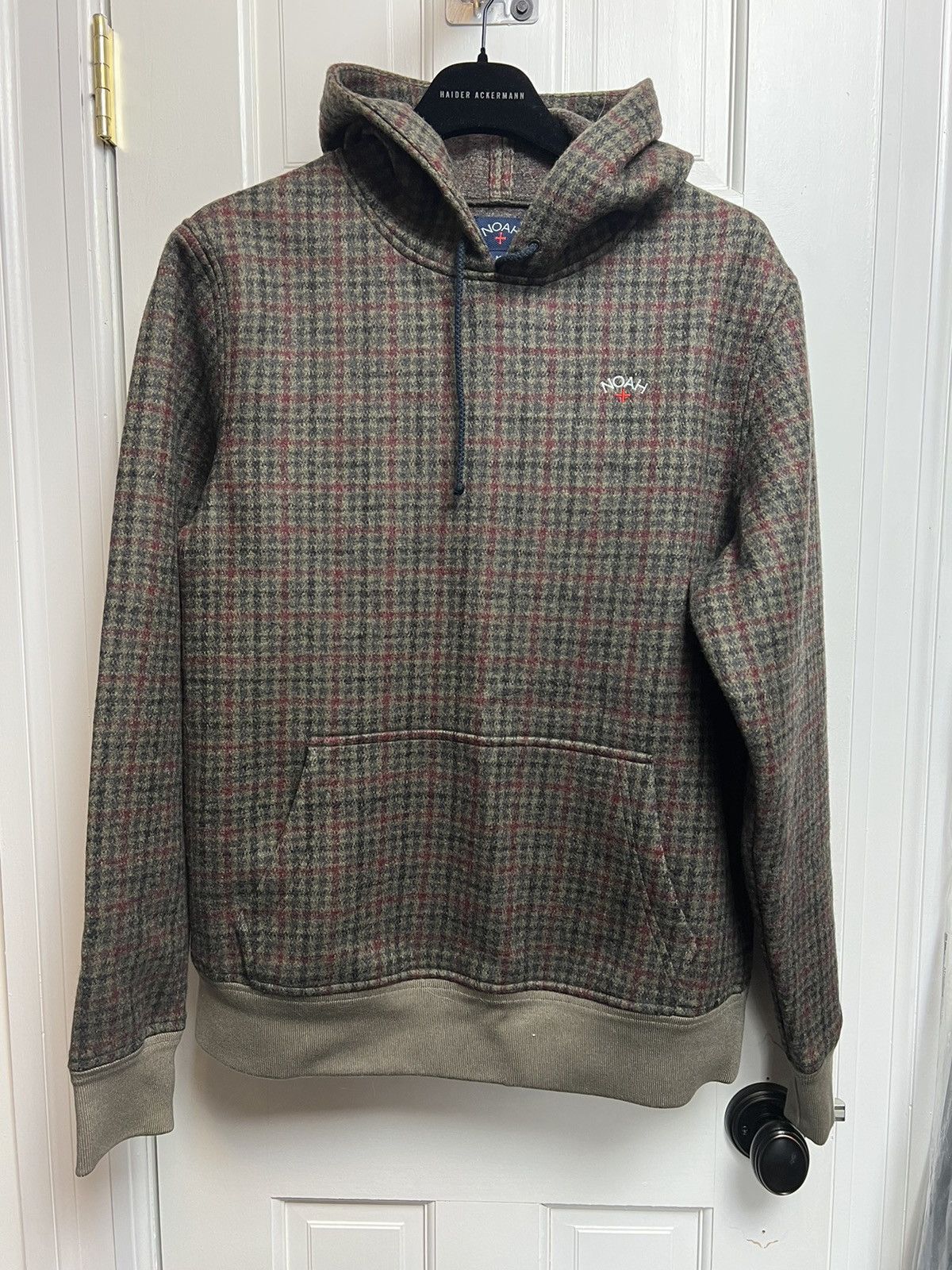 Noah Noah Wool Country Check Hoodie Grailed