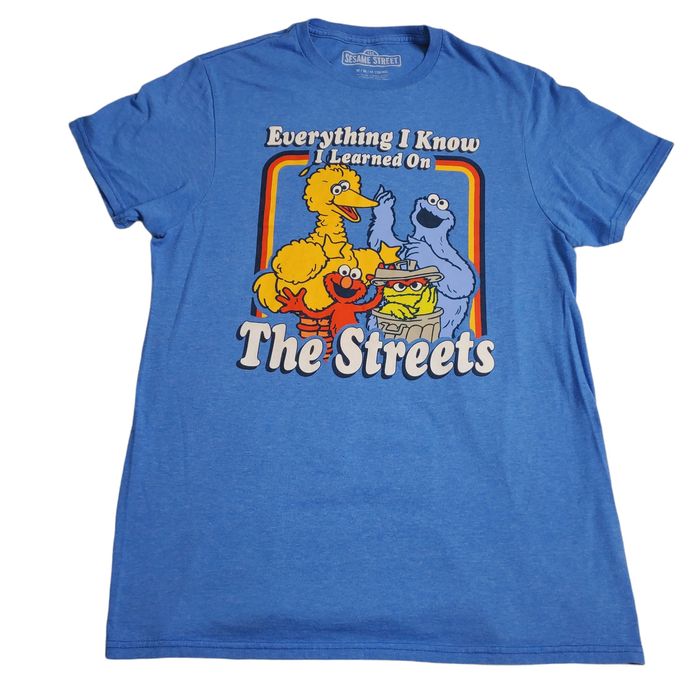 Unlisted Sesame Street Everything I know I Learned on Streets Tee M ...