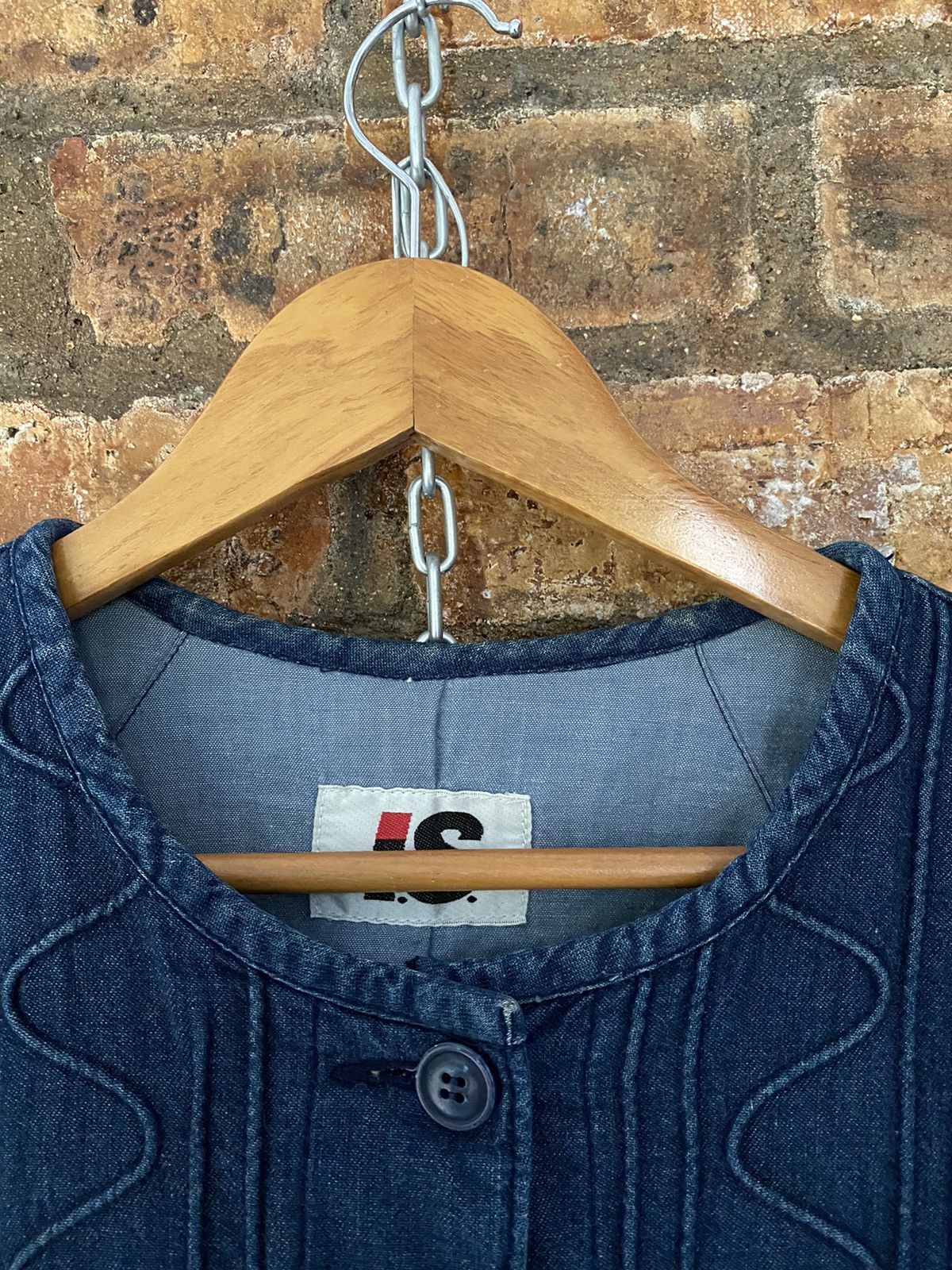 Issey Miyake 1990s I.S denim crop padded jacket Size US M / EU 48-50 / 2 - 6 Thumbnail