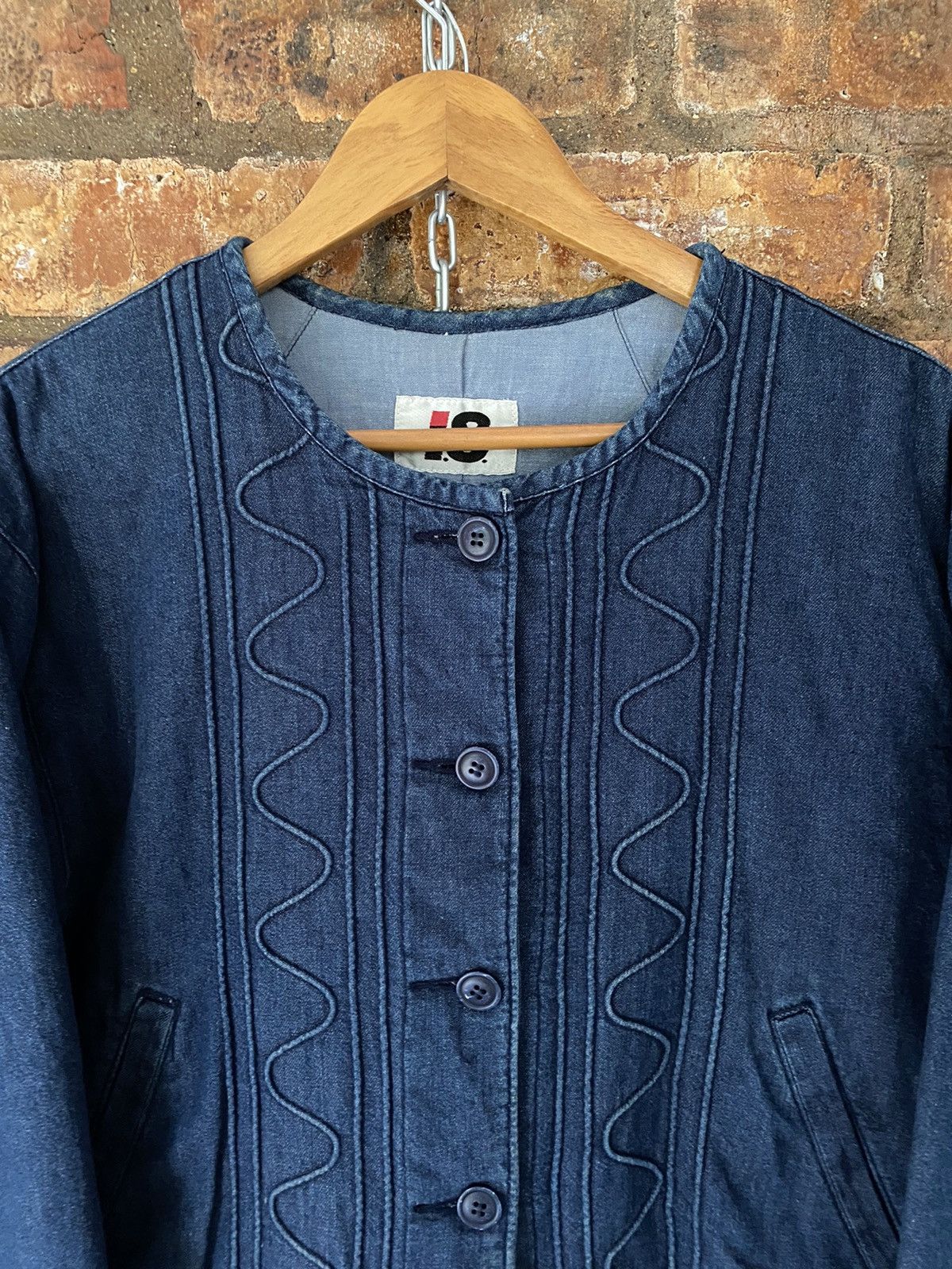 Issey Miyake 1990s I.S denim crop padded jacket Size US M / EU 48-50 / 2 - 3 Thumbnail
