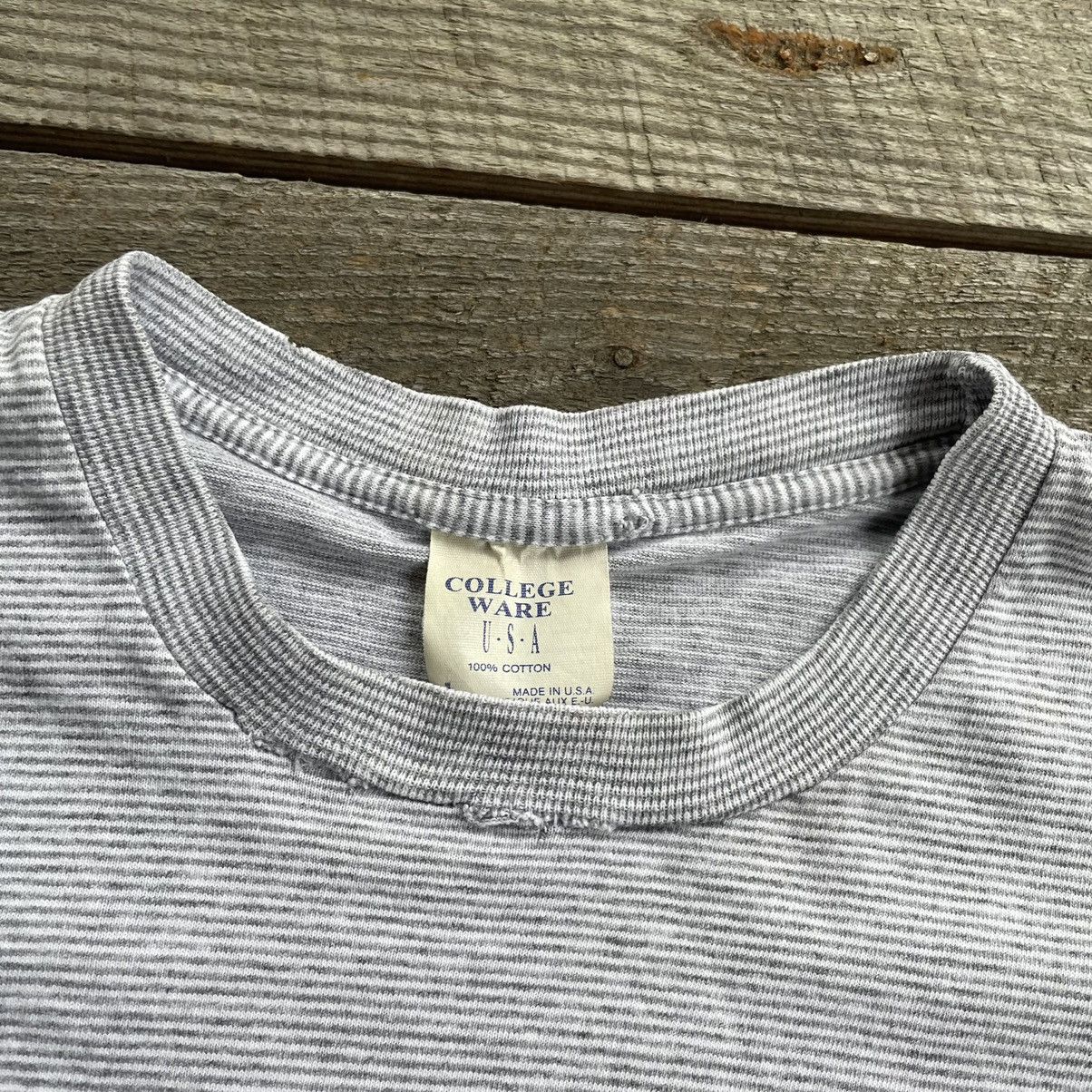 Vintage Vintage 90s Syracuse Orangemen Collegiate Stripe T Shirt Size US L / EU 52-54 / 3 - 5 Thumbnail