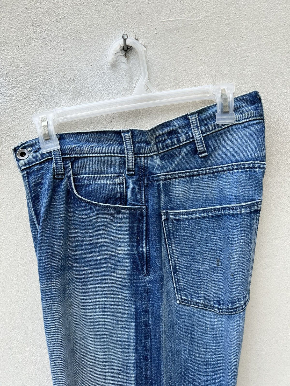 BRU NA BOINNE Bru Na Boinne Japan Side Stripe Selvedge Denim Cropped Jeans Size US 29 - 21 Thumbnail