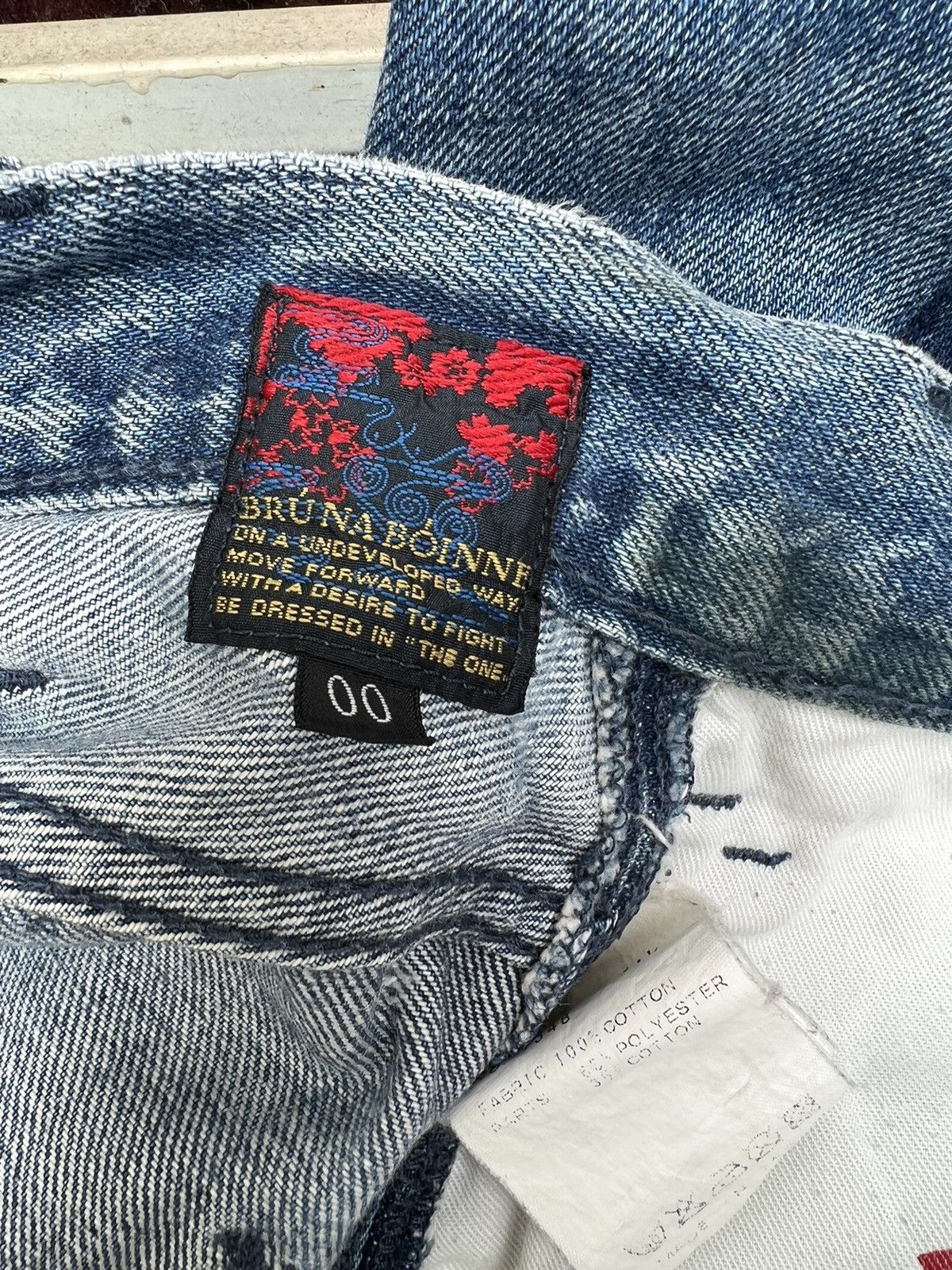 BRU NA BOINNE Bru Na Boinne Japan Side Stripe Selvedge Denim Cropped Jeans Size US 29 - 23 Thumbnail