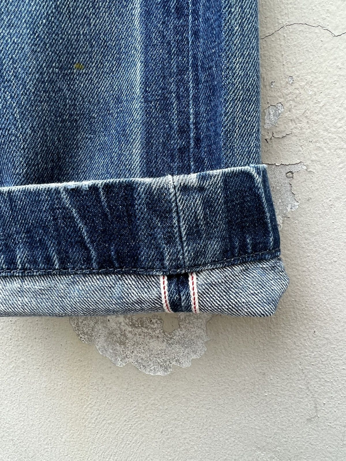 BRU NA BOINNE Bru Na Boinne Japan Side Stripe Selvedge Denim Cropped Jeans Size US 29 - 14 Thumbnail