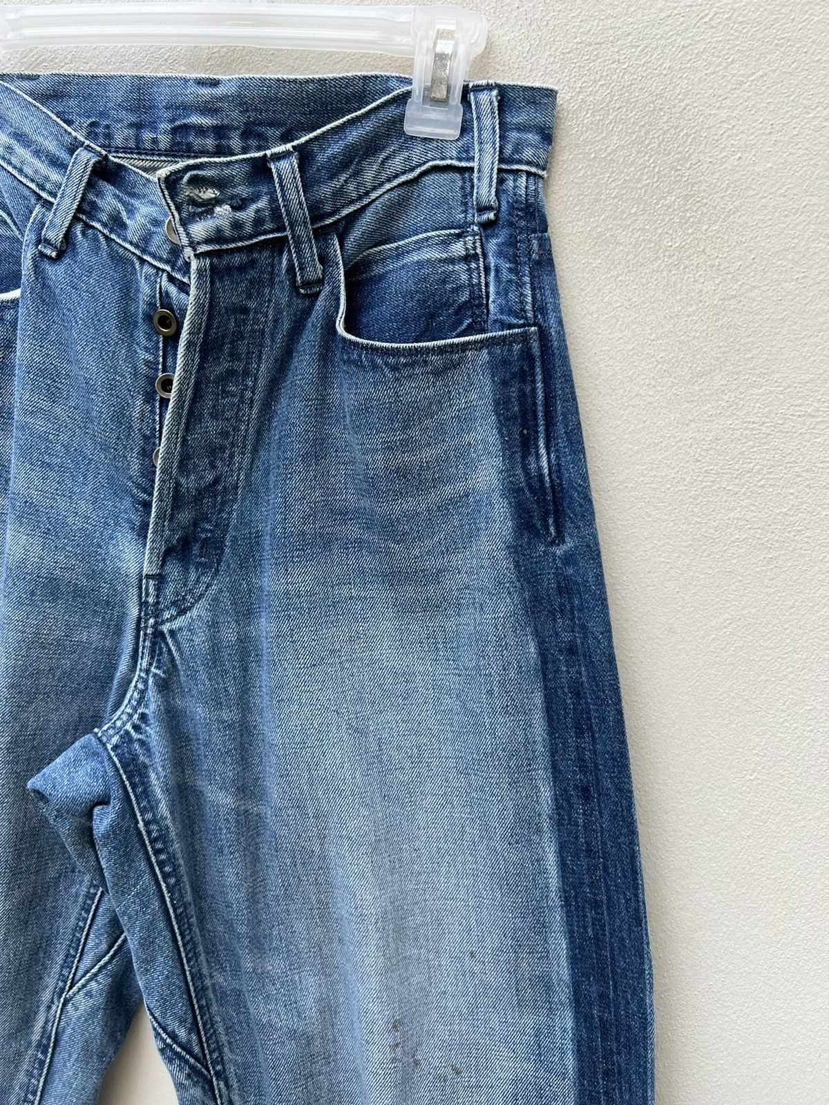 BRU NA BOINNE Bru Na Boinne Japan Side Stripe Selvedge Denim Cropped Jeans Size US 29 - 11 Thumbnail