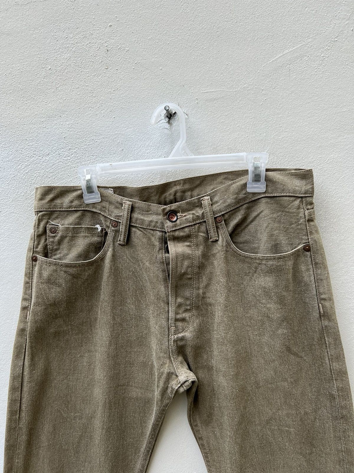 Todd Snyder Todd Snyder NY Damaged Color Denim Selvedge Jeans Size US 32 / EU 48 - 7 Thumbnail