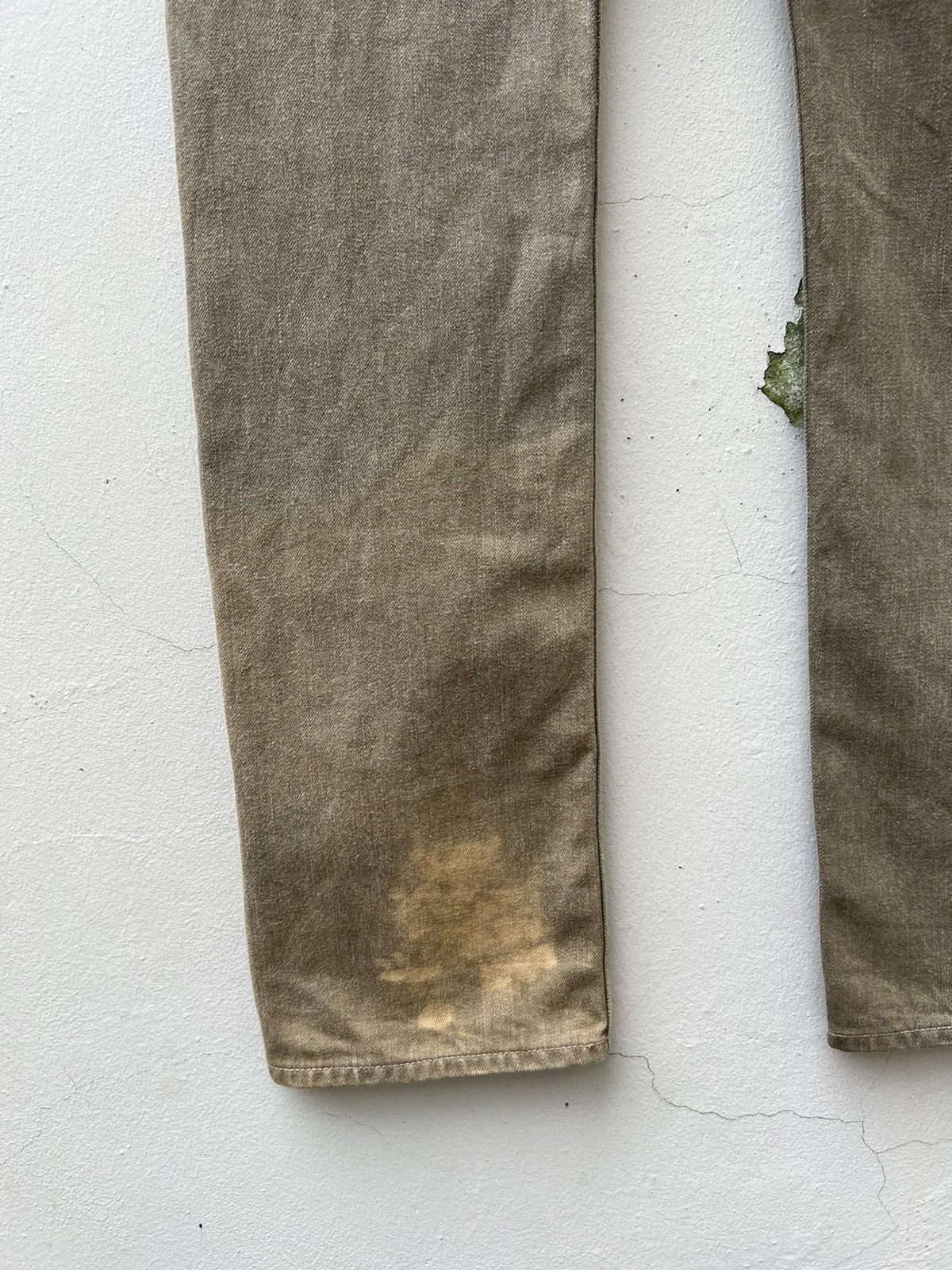 Todd Snyder Todd Snyder NY Damaged Color Denim Selvedge Jeans Size US 32 / EU 48 - 17 Thumbnail