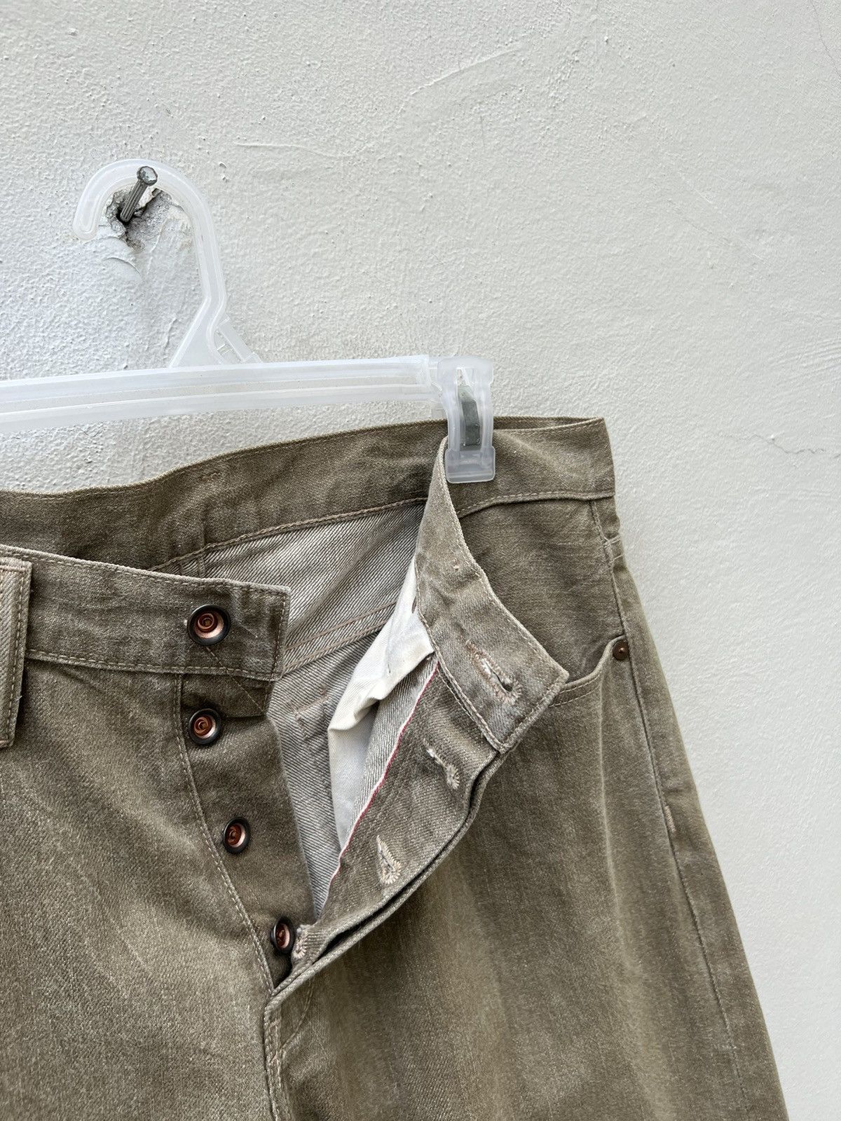 Todd Snyder Todd Snyder NY Damaged Color Denim Selvedge Jeans Size US 32 / EU 48 - 8 Thumbnail