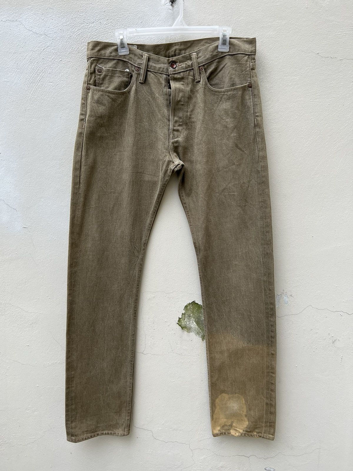 Todd Snyder Todd Snyder NY Damaged Color Denim Selvedge Jeans Size US 32 / EU 48 - 6 Thumbnail