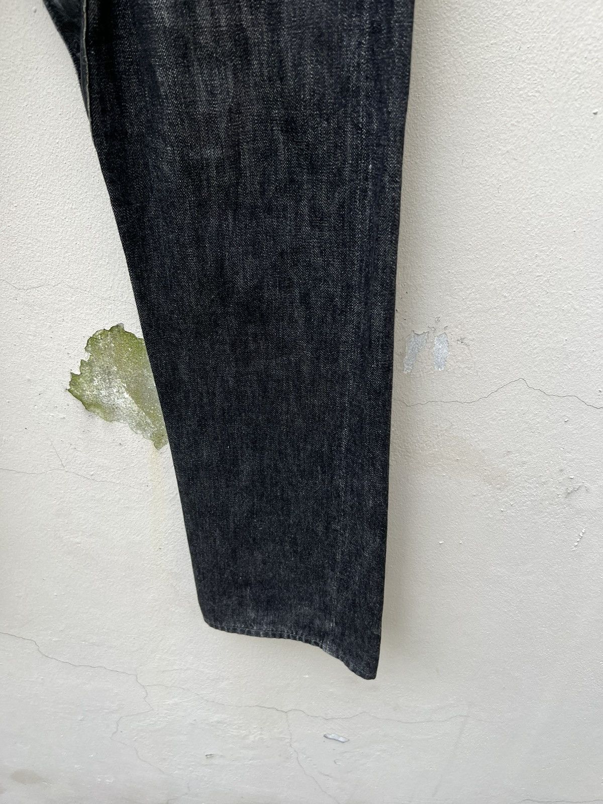 Full Count & Co. × Vintage Vintage 90s Full Count Japan Hybrid Leather Selvedge Jeans Size US 30 / EU 46 - 12 Thumbnail
