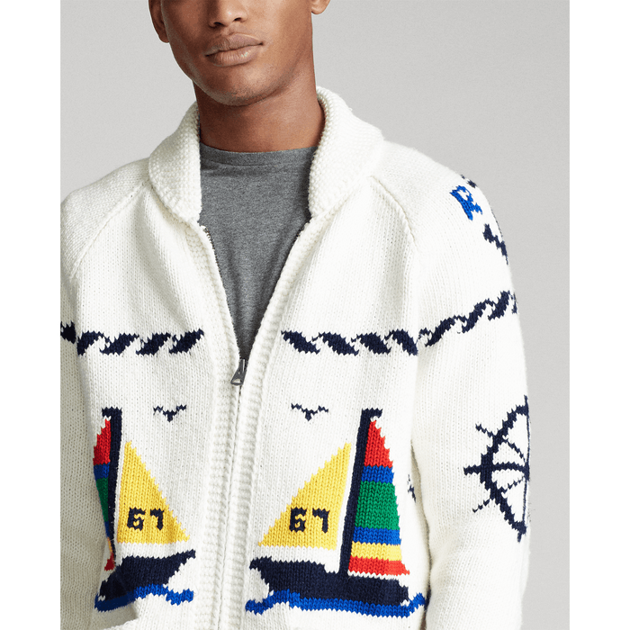 Polo Ralph Lauren Polo Ralph Lauren Cardigan Nautical Boat Sweater XL