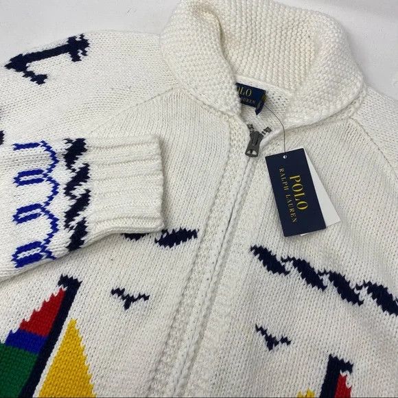 Polo Ralph Lauren Polo Ralph Lauren Cardigan Nautical Boat Sweater XL Size US XL / EU 56 / 4 - 3 Thumbnail