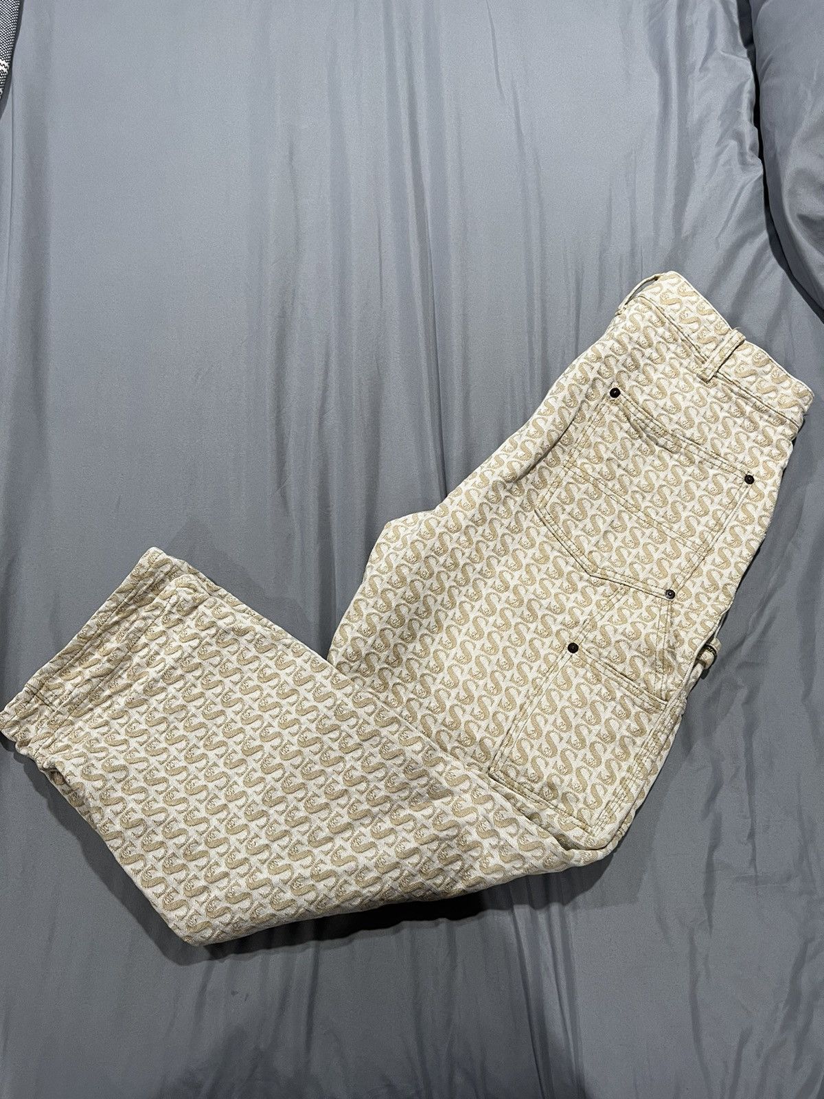 Supreme Monogram Double Knee Painter Pant