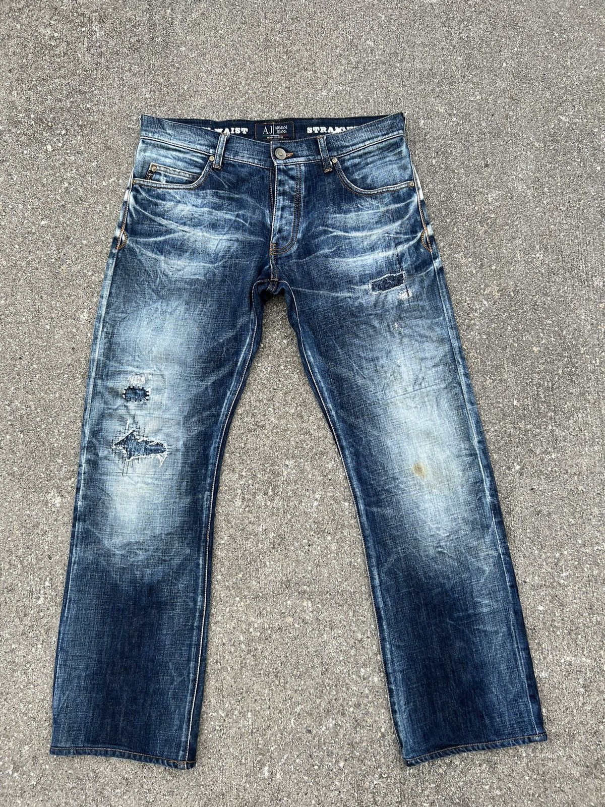 Påstand Vis stedet Lingvistik Vintage Vintage Armani Jeans Limited Edition Denim Culture Jeans | Grailed