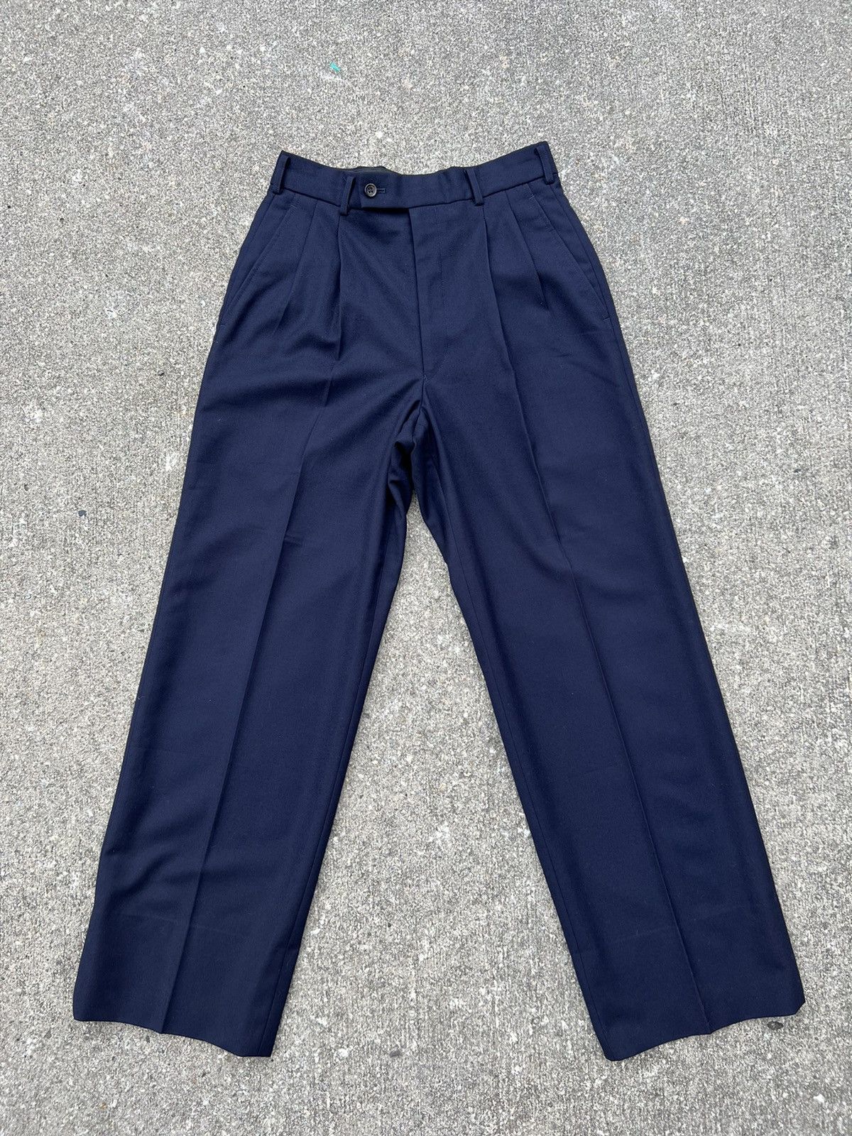 Comme des Garcons Homme × Vintage Archive 80s 90s HOMME Comme des Garçons Wool Trouser Size US 29 - 1 Thumbnail