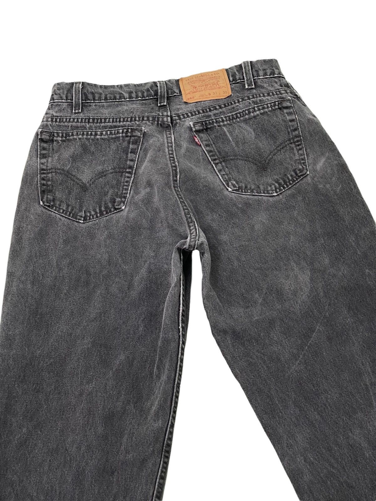 Levi's Vintage Clothing Vtg 90s Levi’s 560 Tapered Made in USA 11🟦 Size US 32 / EU 48 - 4 Thumbnail