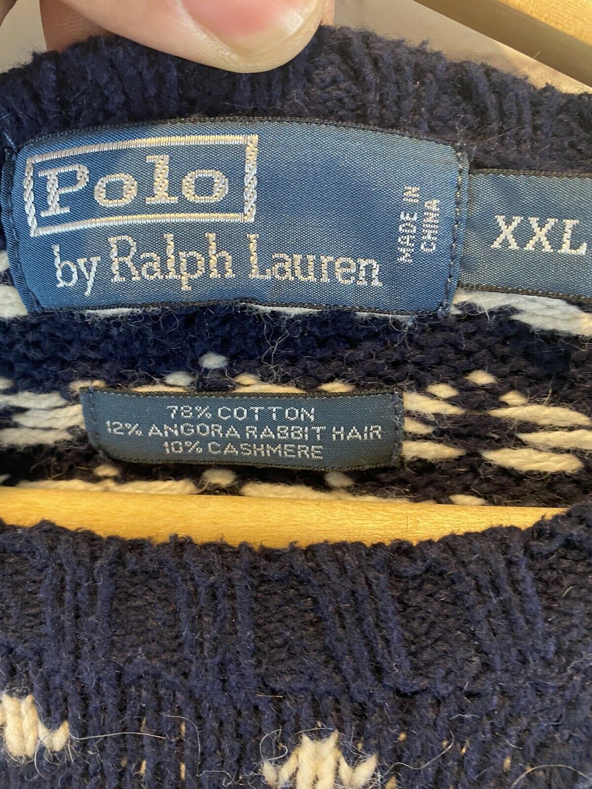 Polo Ralph Lauren Vintage Polo Ralph Lauren Shield RL Sweater Size 2XL Size US XXL / EU 58 / 5 - 3 Thumbnail