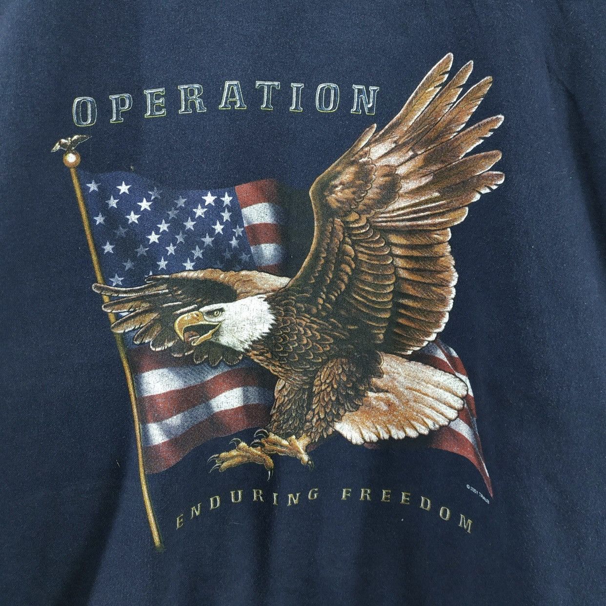 Vintage Operation Enduring Freedom Eagle Vintage Sweatshirt. #A7 Size US XXL / EU 58 / 5 - 3 Thumbnail