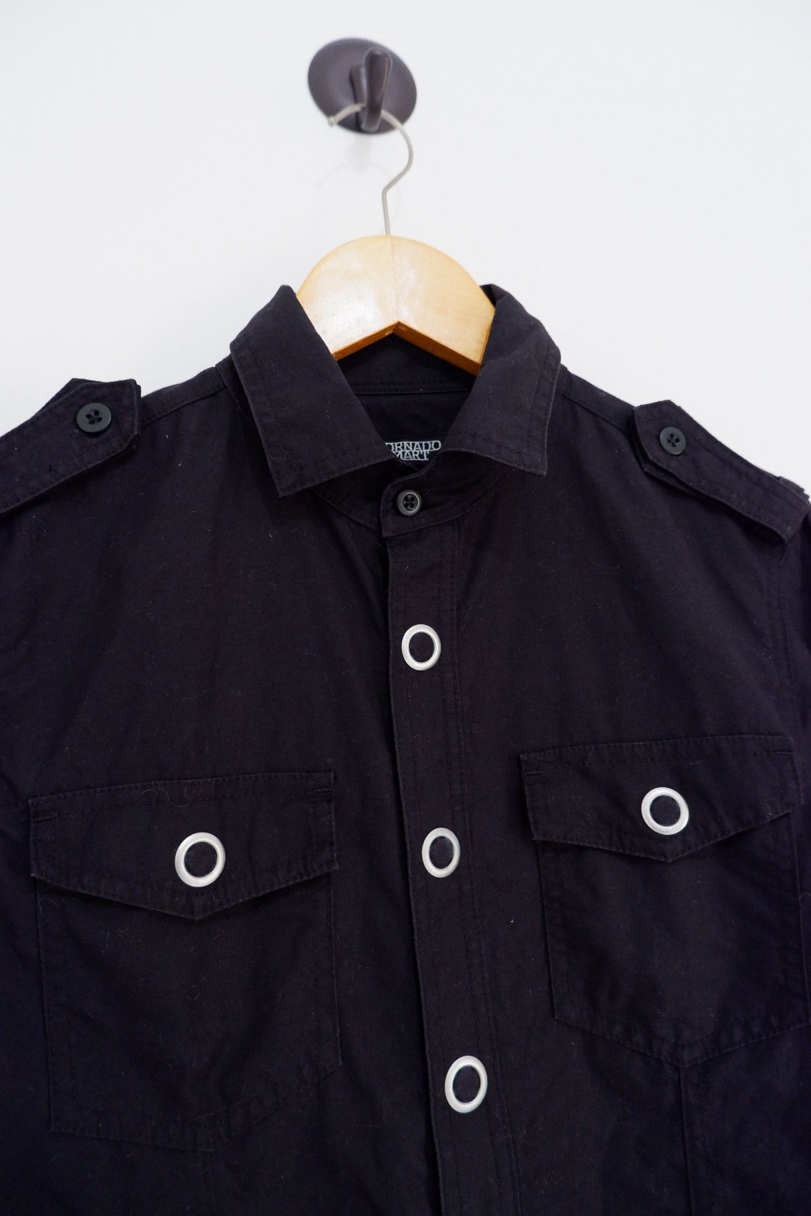 Tornado Mart 2000s - Vintage Tornado Mart Snap Button Shirt Size US L / EU 52-54 / 3 - 3 Thumbnail