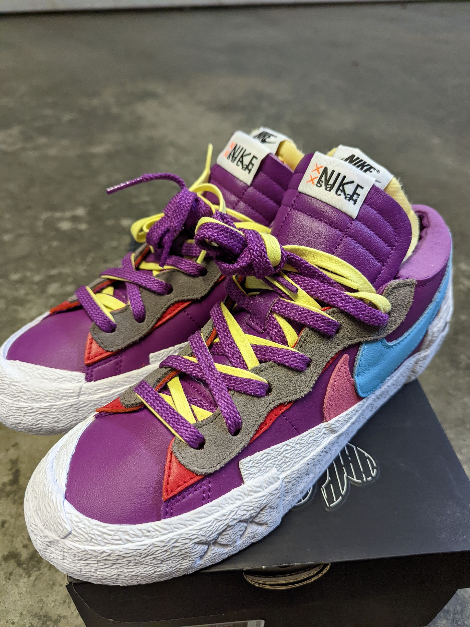 Purple Dusk Nike Blazer Lows Sacai Kaws US Men's