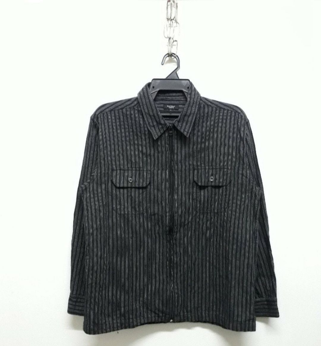 Yohji Yamamoto 💥Ysaccs yohji yamamoto Stripe Denim Pullover Size US L / EU 52-54 / 3 - 1 Thumbnail