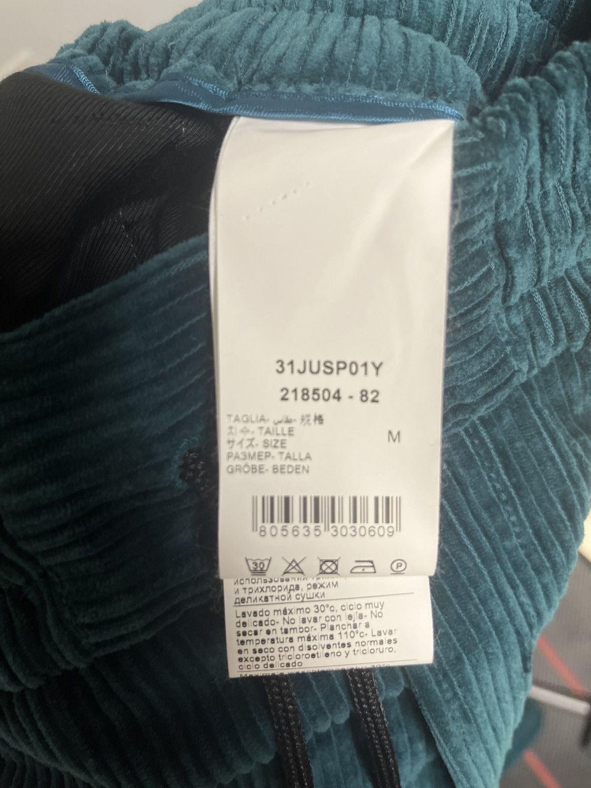 Just Don Just Don Plain Corduroy Pants 'Turquoise' Size US 32 / EU 48 - 5 Thumbnail