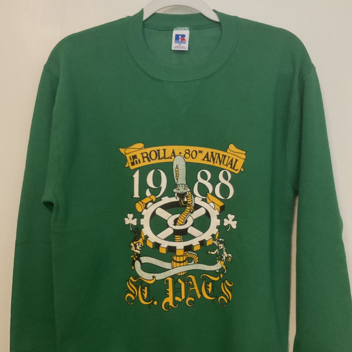 Russell Athletic × Vintage Russell Athletic Missouri Rolla St Pat’s 1988 Sweatshirt NWT Size US M / EU 48-50 / 2 - 2 Thumbnail