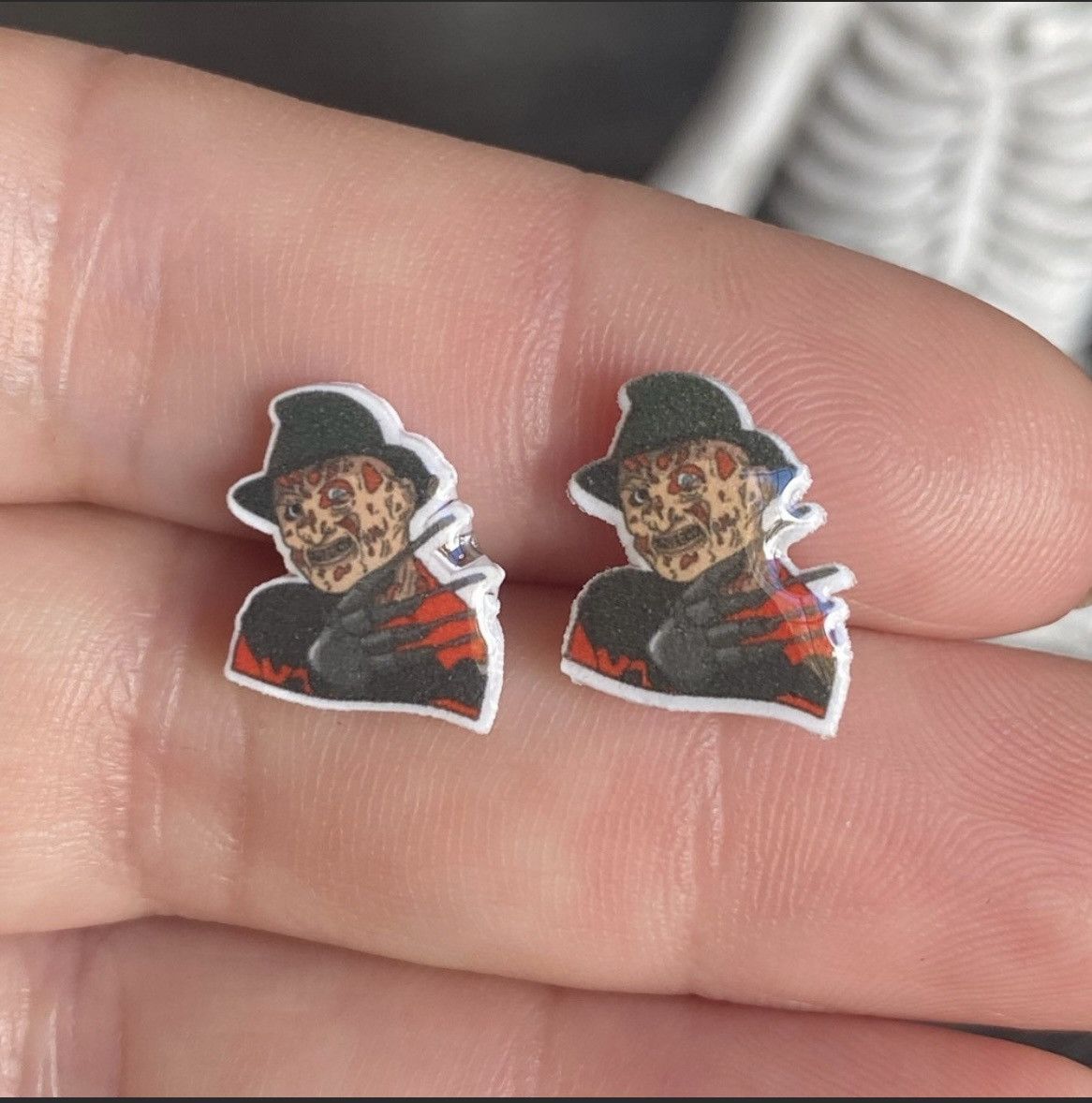 Jewelry Freddy Krueger earrings Size ONE SIZE - 1 Preview