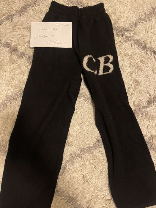 Cole Buxton Cole buxton knit logo pants Grailed