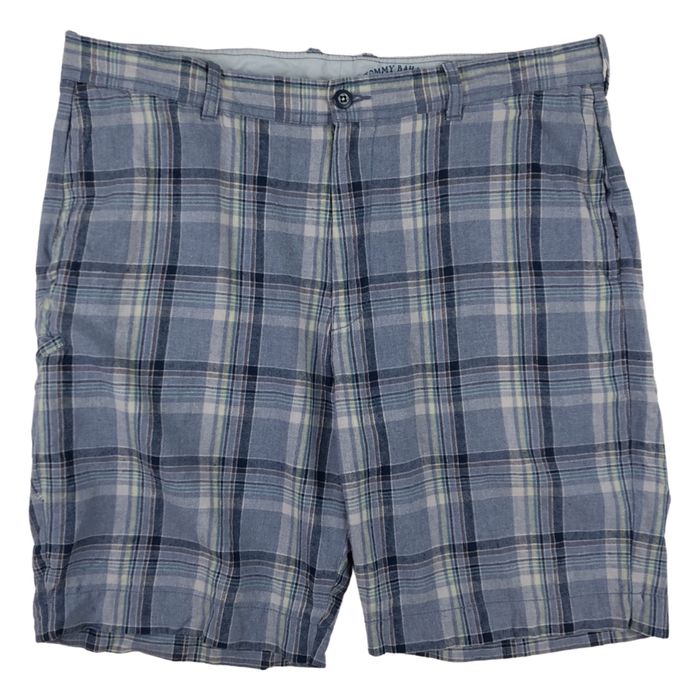 Tommy Bahama Tommy Bahama Plaid Cotton/Linen Shorts | Grailed