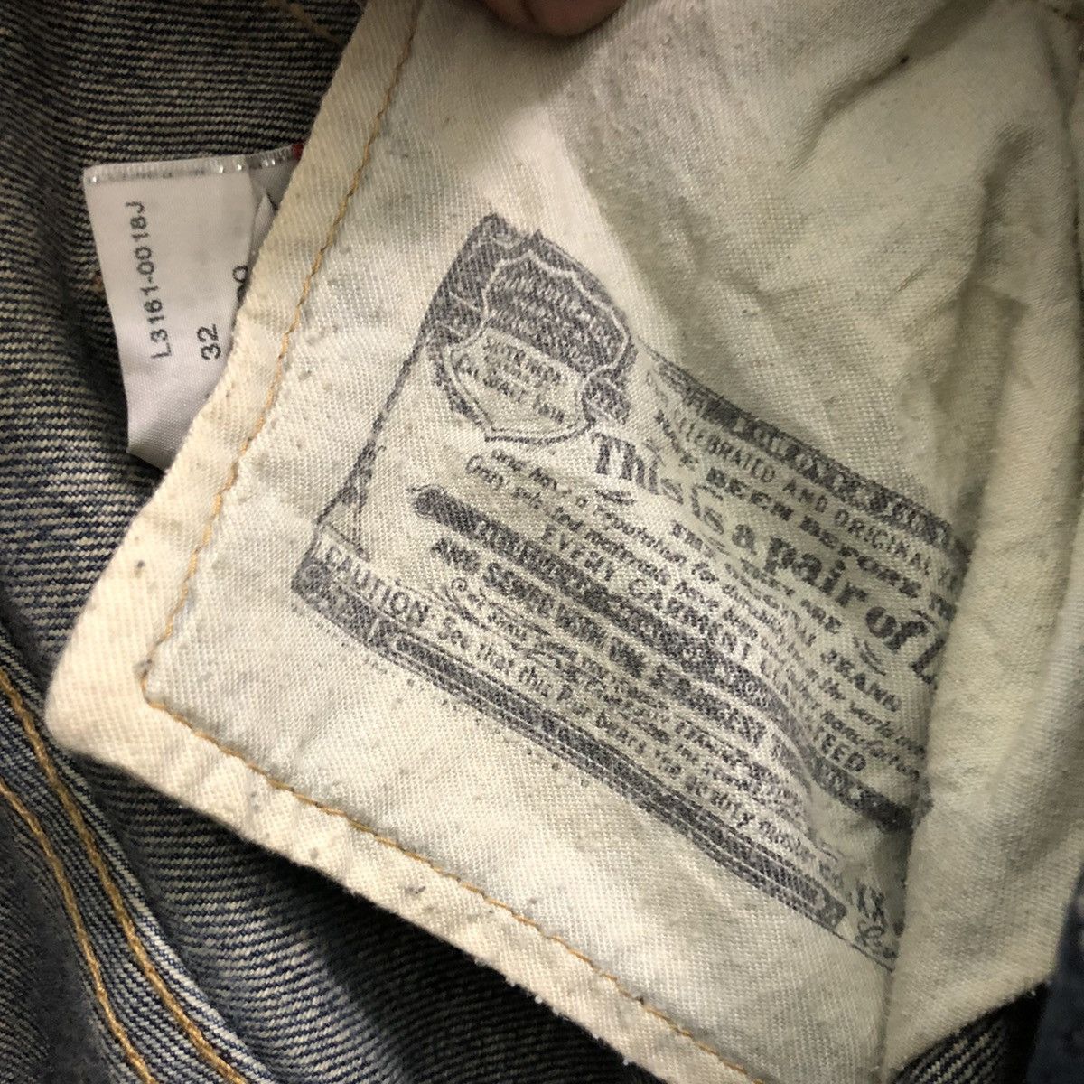 Levi's × Levi's Vintage Clothing × Vintage VINTAGE LEVI’S 501 DENIM JEANS Size US 33 - 7 Thumbnail