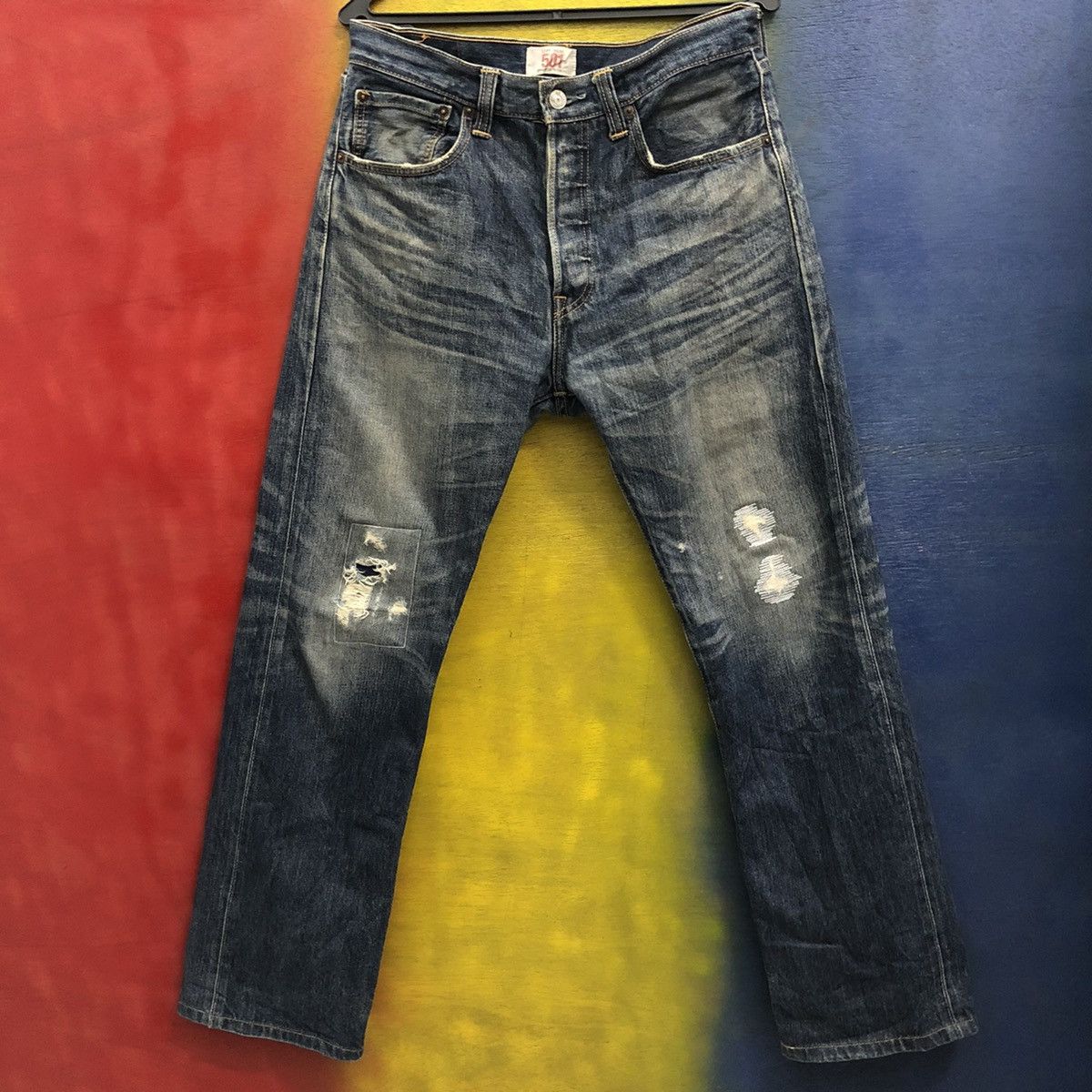 Levi's × Levi's Vintage Clothing × Vintage VINTAGE LEVI’S 501 DENIM JEANS Size US 33 - 1 Thumbnail