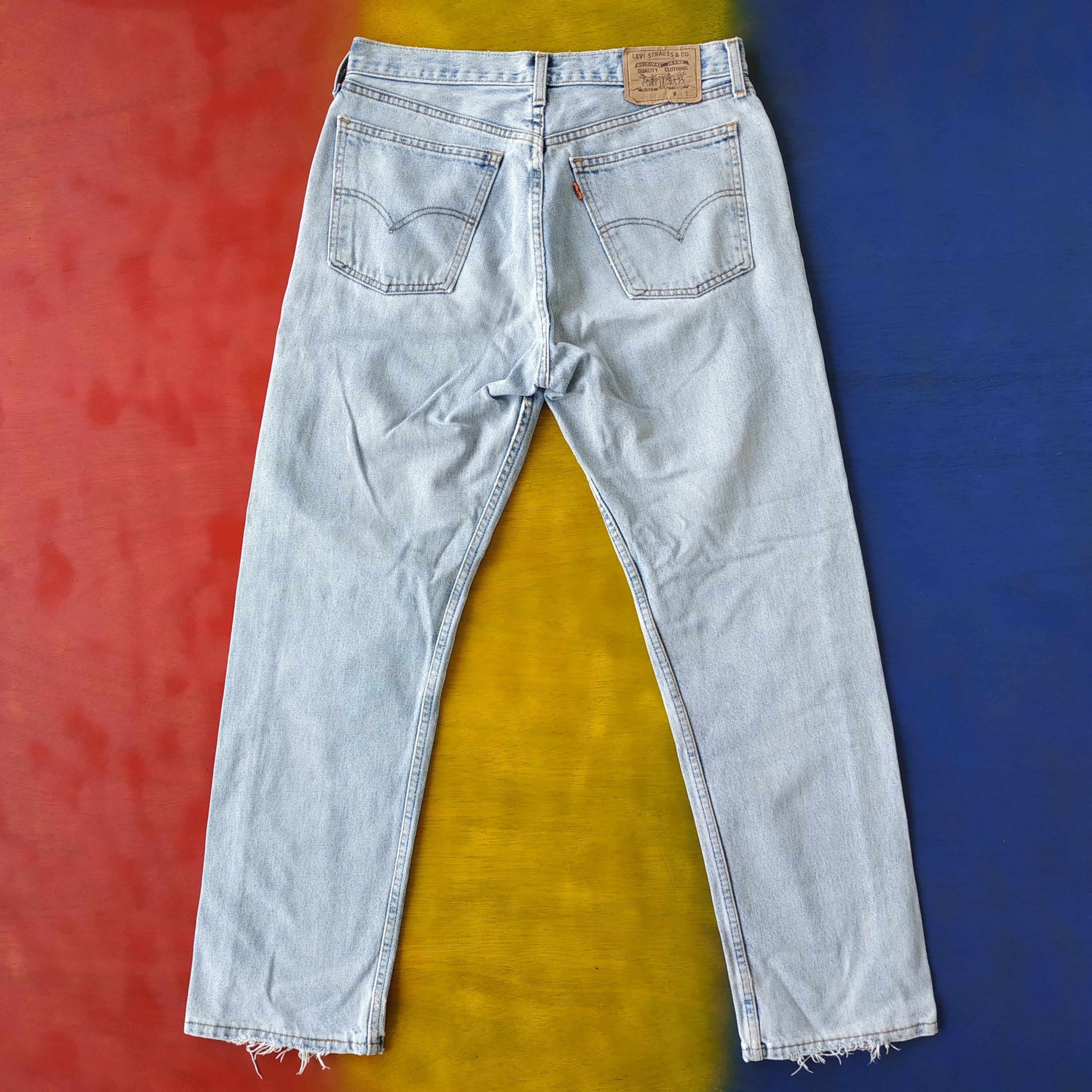 VINTAGE LEVI'S 615 DENIM ORANGE TAB