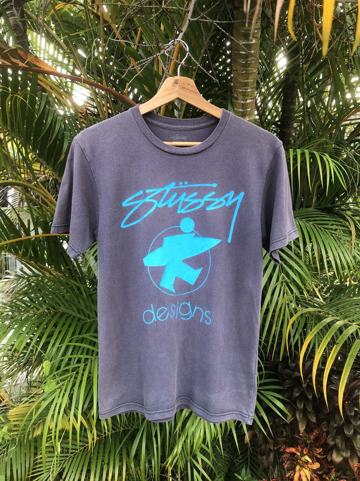 Stussy Rare🔥Vintage Stussy Surf Sun Faded Tee Size US S / EU 44-46 / 1 - 1 Thumbnail